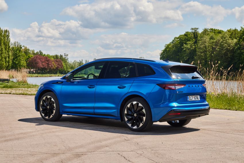 2021 Skoda Enyaq Sportline iV 80x - Rear Three-Quarter Wallpaper 850x567 #13