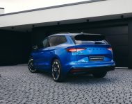 2021 Skoda Enyaq Sportline iV 80x - Rear Three-Quarter Wallpaper 190x150