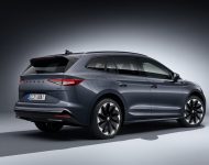 2021 Skoda Enyaq Sportline iV 80x - Rear Three-Quarter Wallpaper 190x150