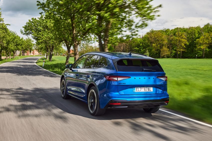 2021 Skoda Enyaq Sportline iV 80x - Rear Three-Quarter Wallpaper 850x567 #23