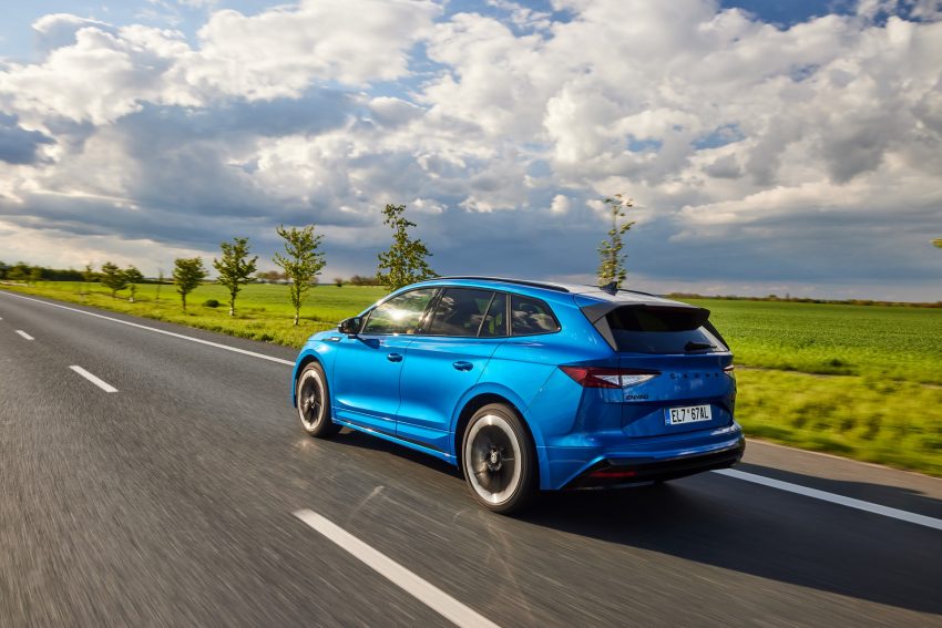 2021 Skoda Enyaq Sportline iV 80x - Rear Three-Quarter Wallpaper 850x567 #5