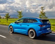 2021 Skoda Enyaq Sportline iV 80x - Rear Three-Quarter Wallpaper 190x150