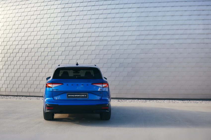 2021 Skoda Enyaq Sportline iV 80x - Rear Wallpaper 850x567 #41
