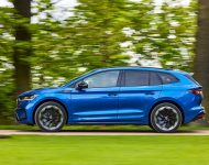 2021 Skoda Enyaq Sportline iV 80x - Side Wallpaper 190x150