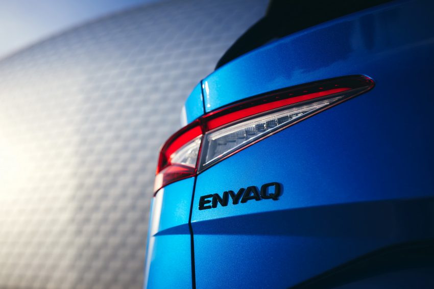 2021 Skoda Enyaq Sportline iV 80x - Tail Light Wallpaper 850x567 #69