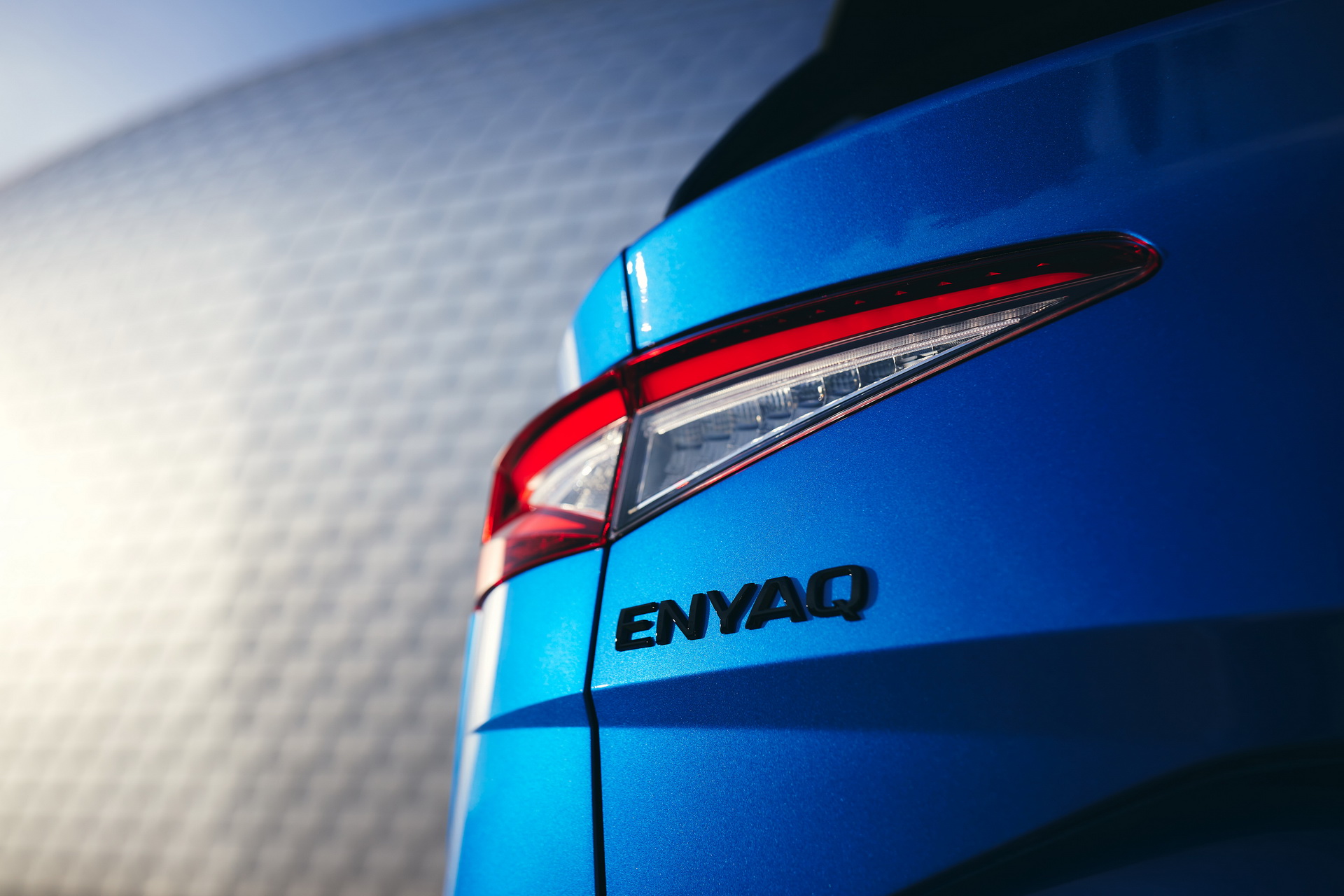 Download 2021 Skoda Enyaq Sportline iV 80x - Tail Light HD Wallpaper 1920x1280 #69