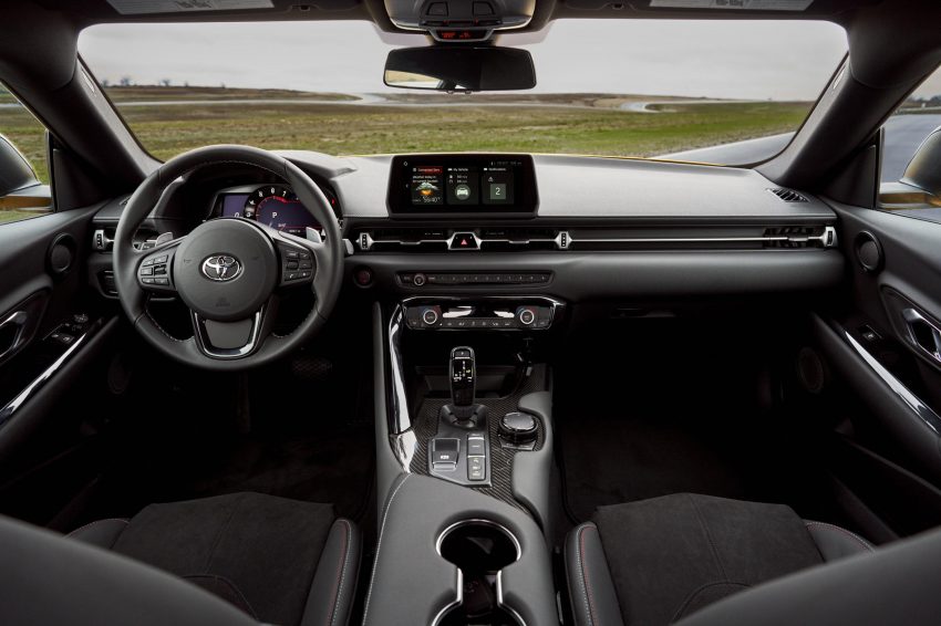 2021 Toyota GR Supra 2.0 [US-spec] - Interior, Cockpit Wallpaper 850x566 #52