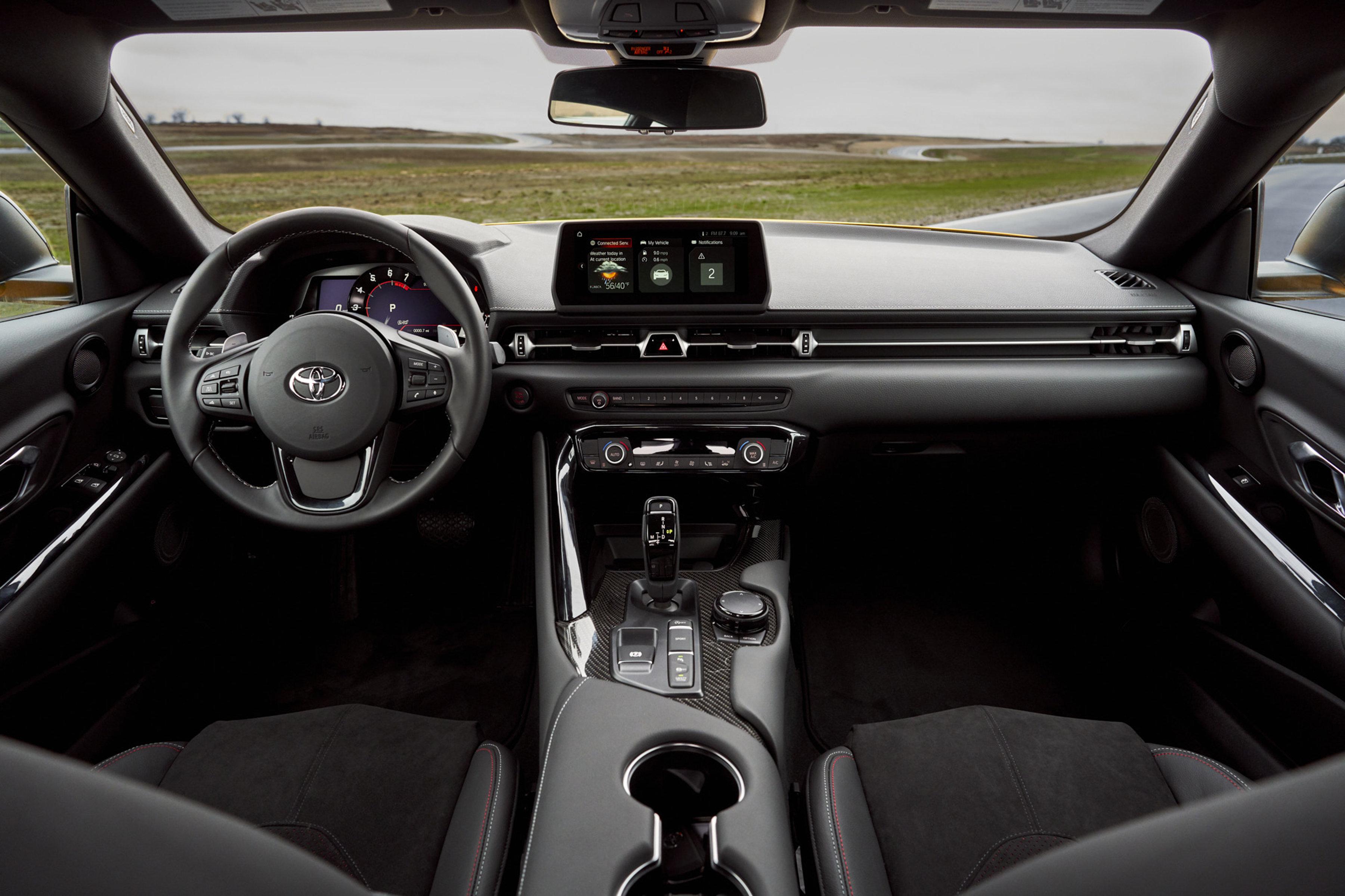 Download 2021 Toyota GR Supra 2.0 [US-spec] - Interior, Cockpit HD Wallpaper 3600x2399 #52