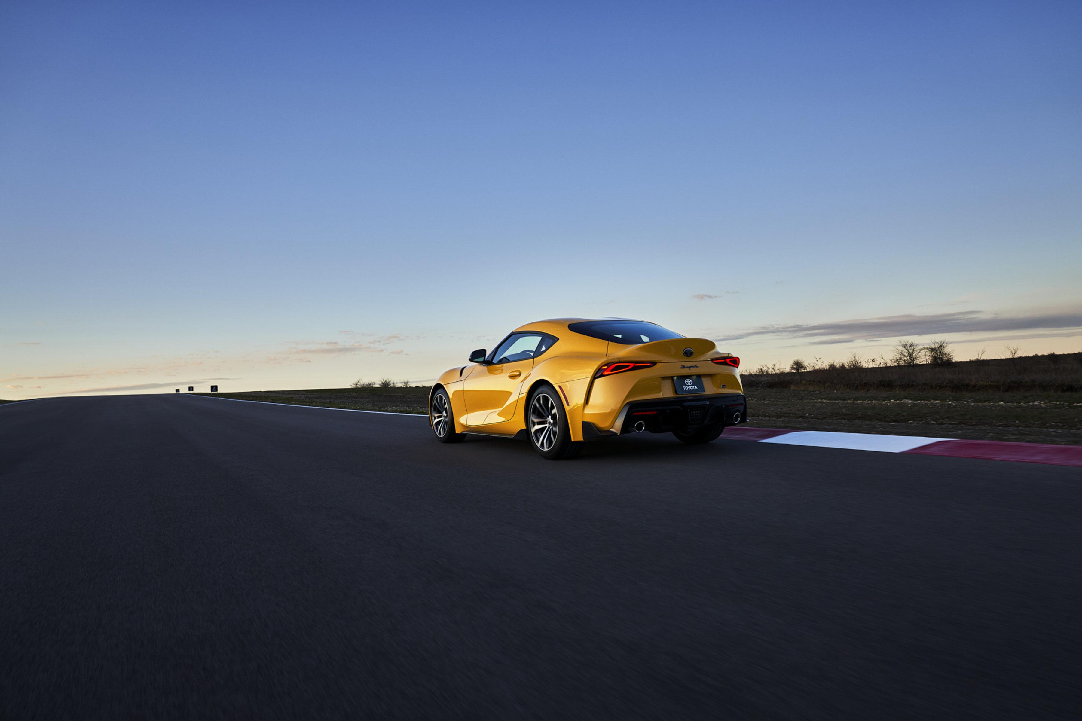 Download 2021 Toyota GR Supra 2.0 [US-spec] - Rear Three-Quarter HD Wallpaper 3600x2399 #13