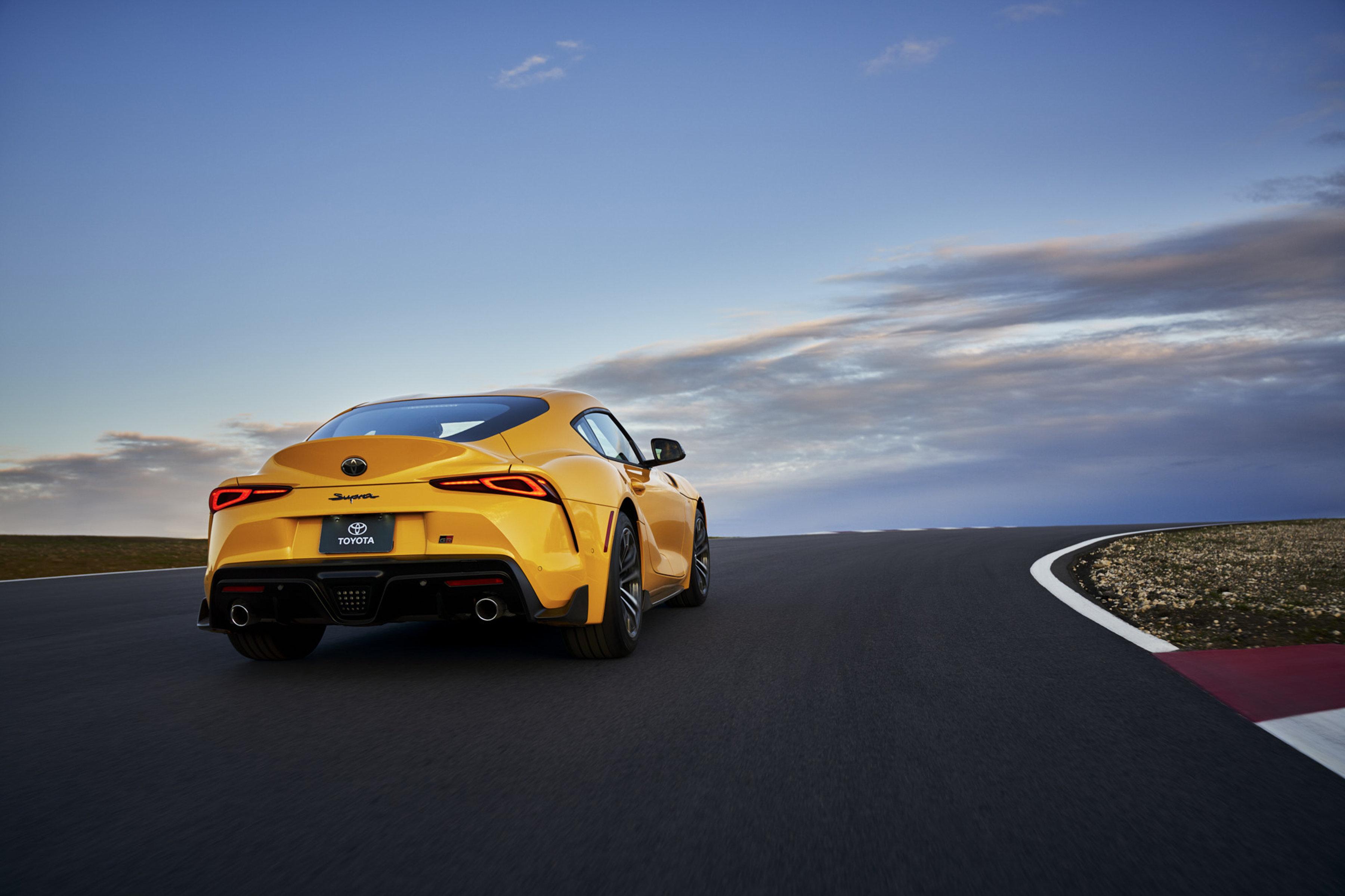 Download 2021 Toyota GR Supra 2.0 [US-spec] - Rear HD Wallpaper 3600x2399 #6