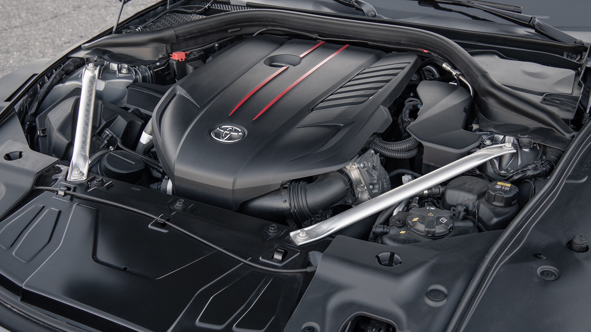 Download 2021 Toyota GR Supra 3.0 Premium - Engine HD Wallpaper 2048x1152 #23