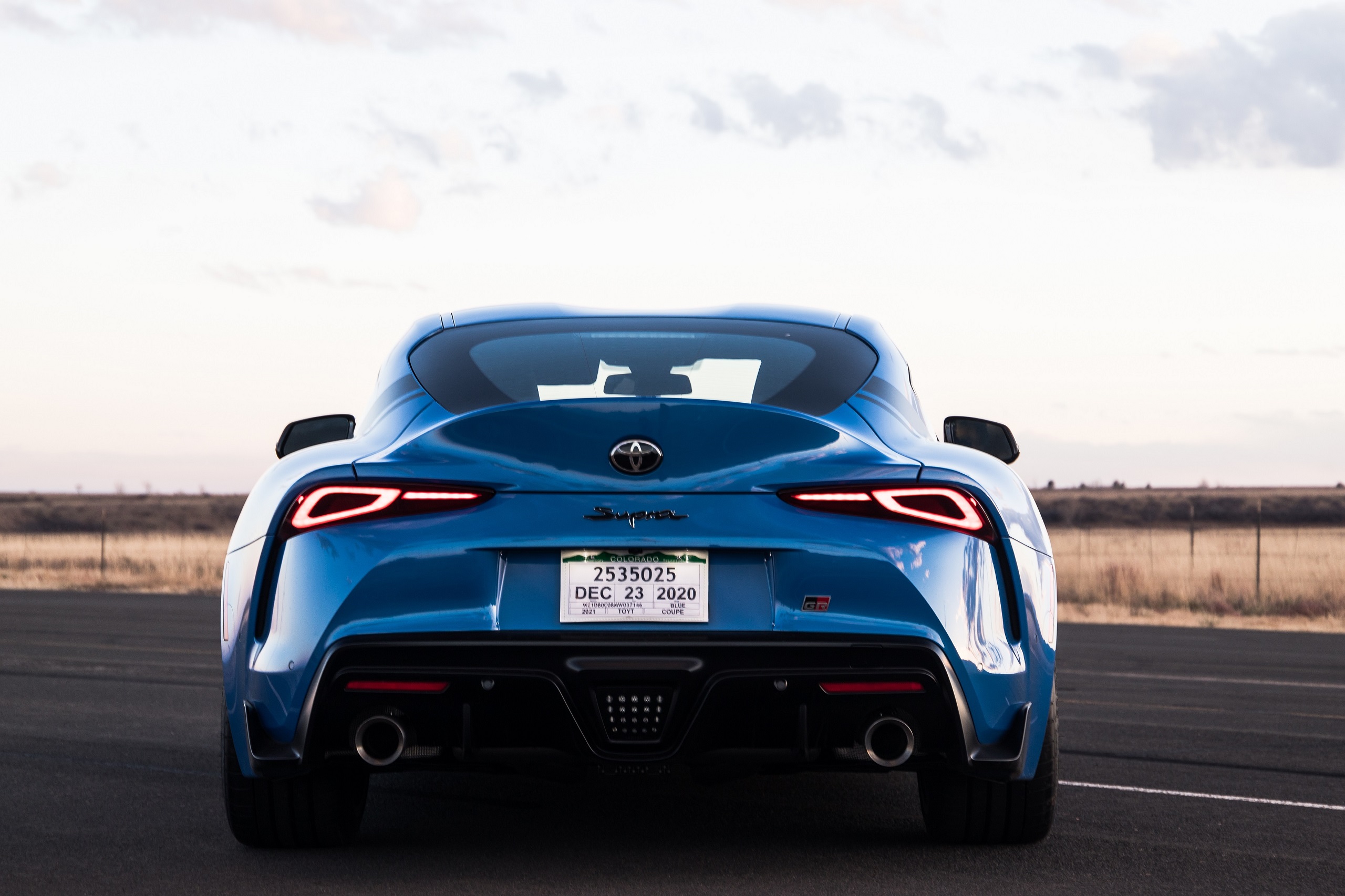 Download 2021 Toyota GR Supra A91 Edition - Rear HD Wallpaper 2560x1706 #24