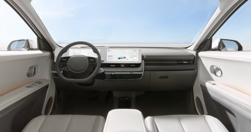 2022 Hyundai Ioniq 5 - Interior, Cockpit HD Wallpapers 850x448 #270 2022 Hyundai Ioniq 5 - Interior, Cockpit Wallpaper 850x448 #270
