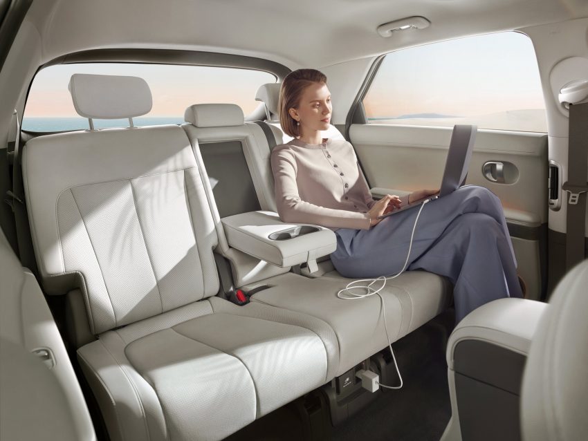 2022 Hyundai Ioniq 5 - Interior, Rear Seats Wallpaper 850x638 #274