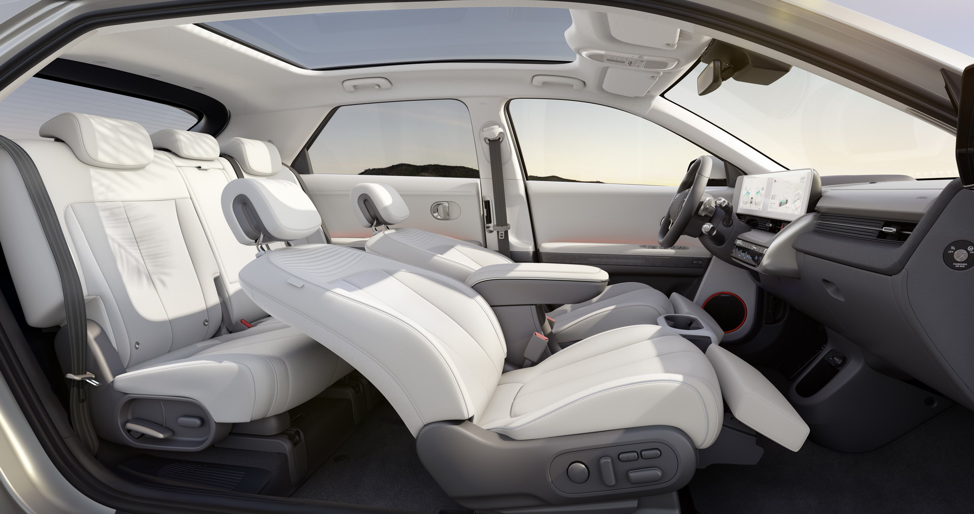 Download 2022 Hyundai Ioniq 5 - Interior, Seats HD Wallpaper 1921x1014 #275