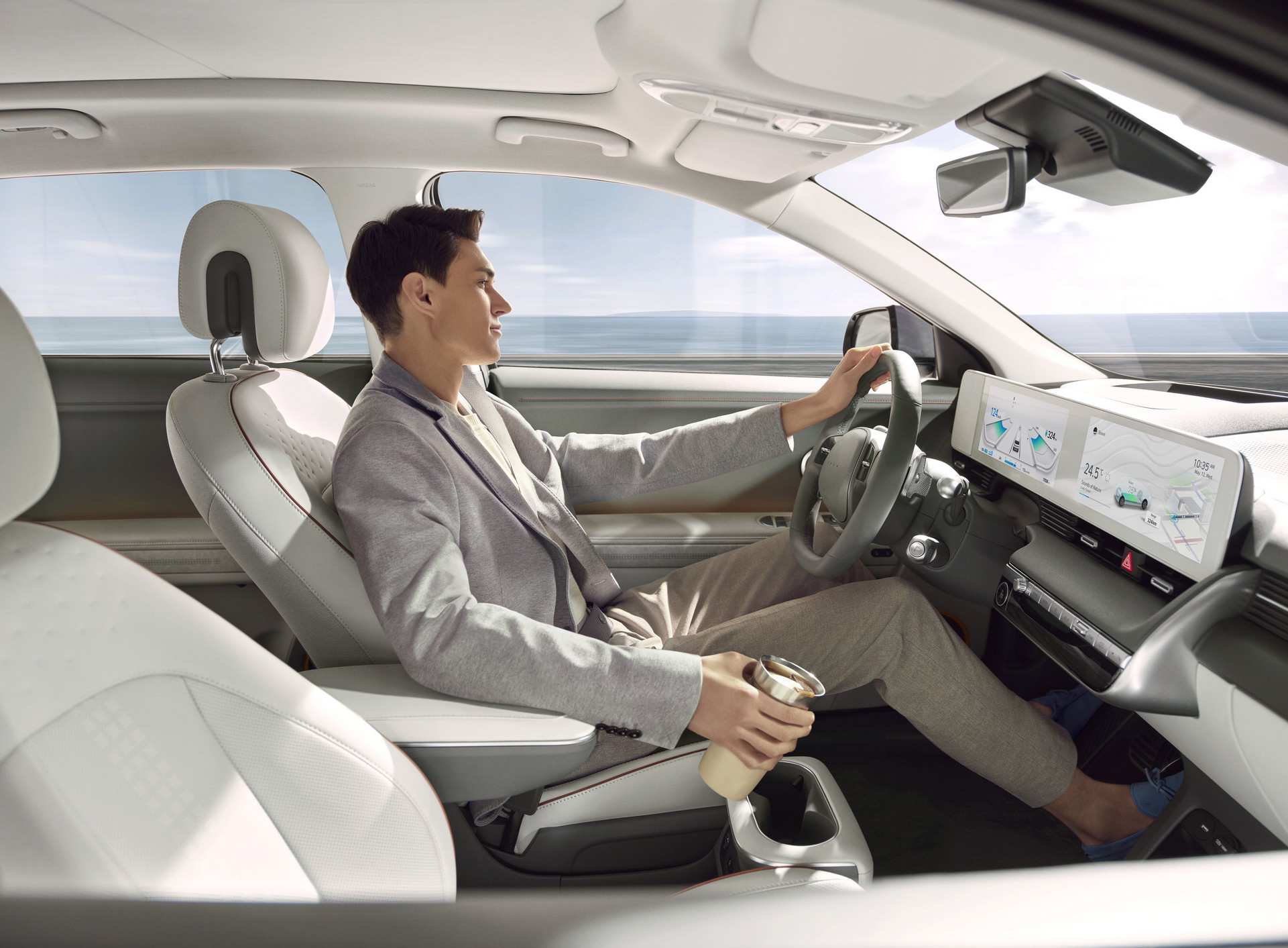 Download 2022 Hyundai Ioniq 5 - Interior HD Wallpaper 1921x1413 #268