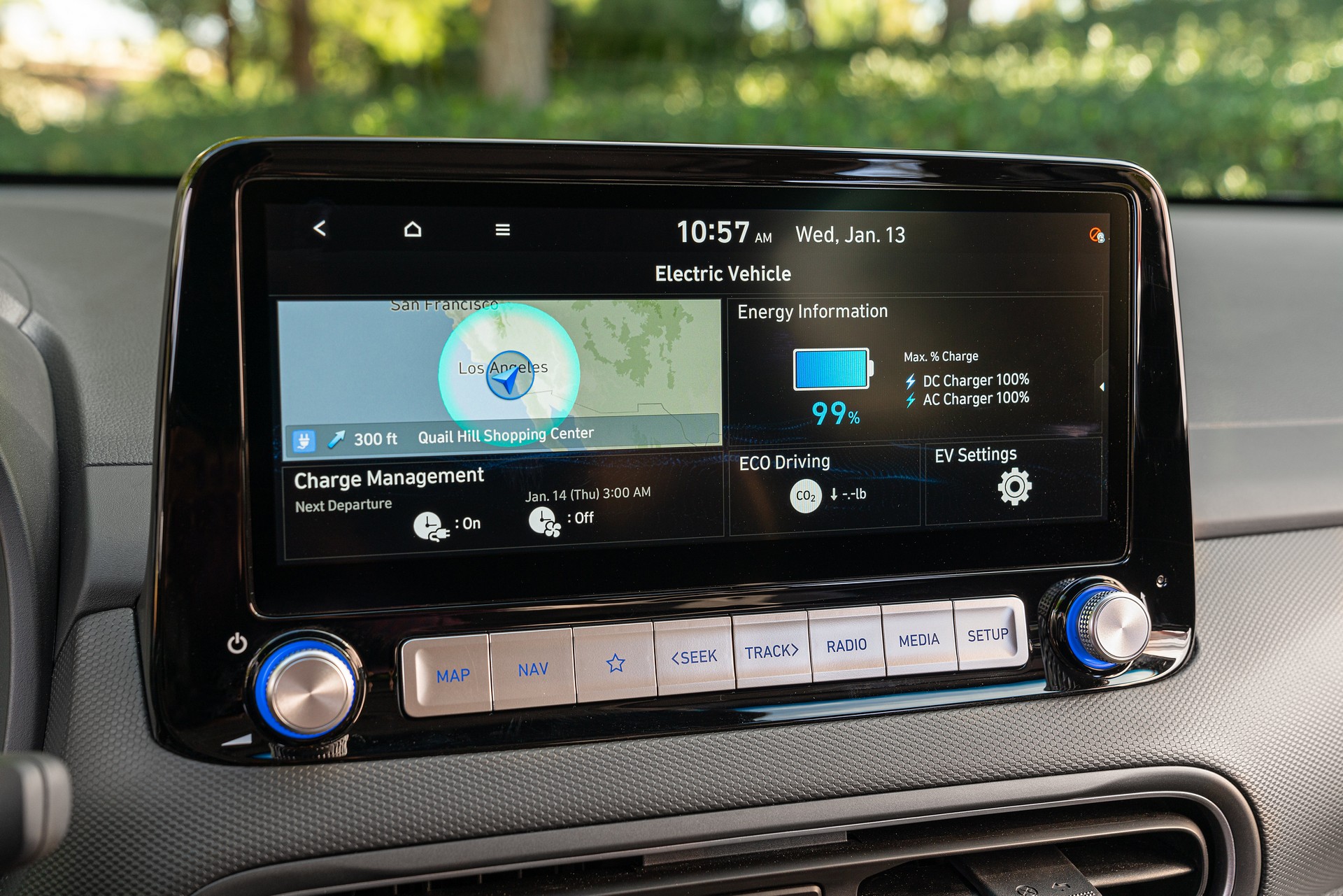Download 2022 Hyundai Kona Electric - Central Console HD Wallpaper 1920x1281 #14