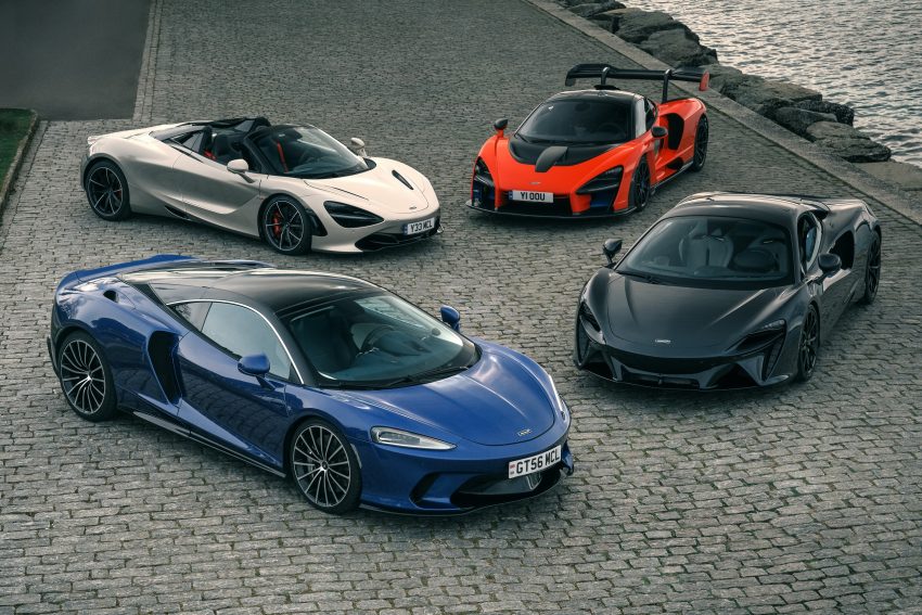 2022 McLaren Artura, McLaren 720S, McLaren Senna and McLaren GT Wallpaper 850x567 #9