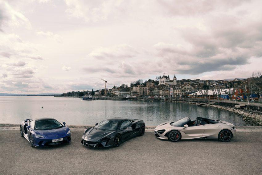 2022 McLaren Artura, McLaren 720S and McLaren GT Wallpaper 850x567 #12