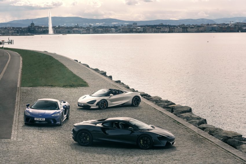 2022 McLaren Artura, McLaren 720S and McLaren GT Wallpaper 850x567 #13