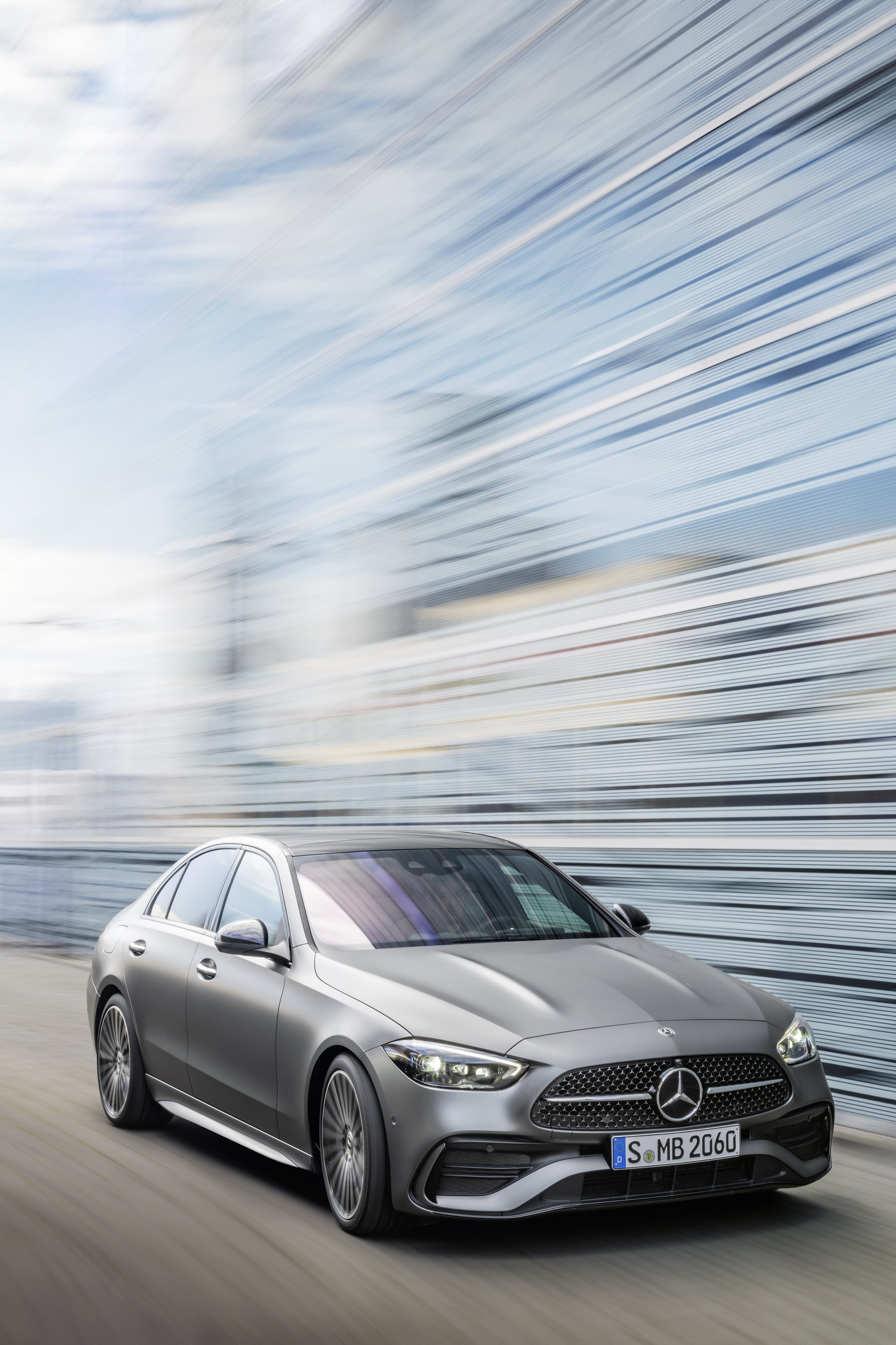Download 2022 Mercedes-Benz C-Class - Front Three-Quarter HD Phone Wallpaper 1921x2882 #5