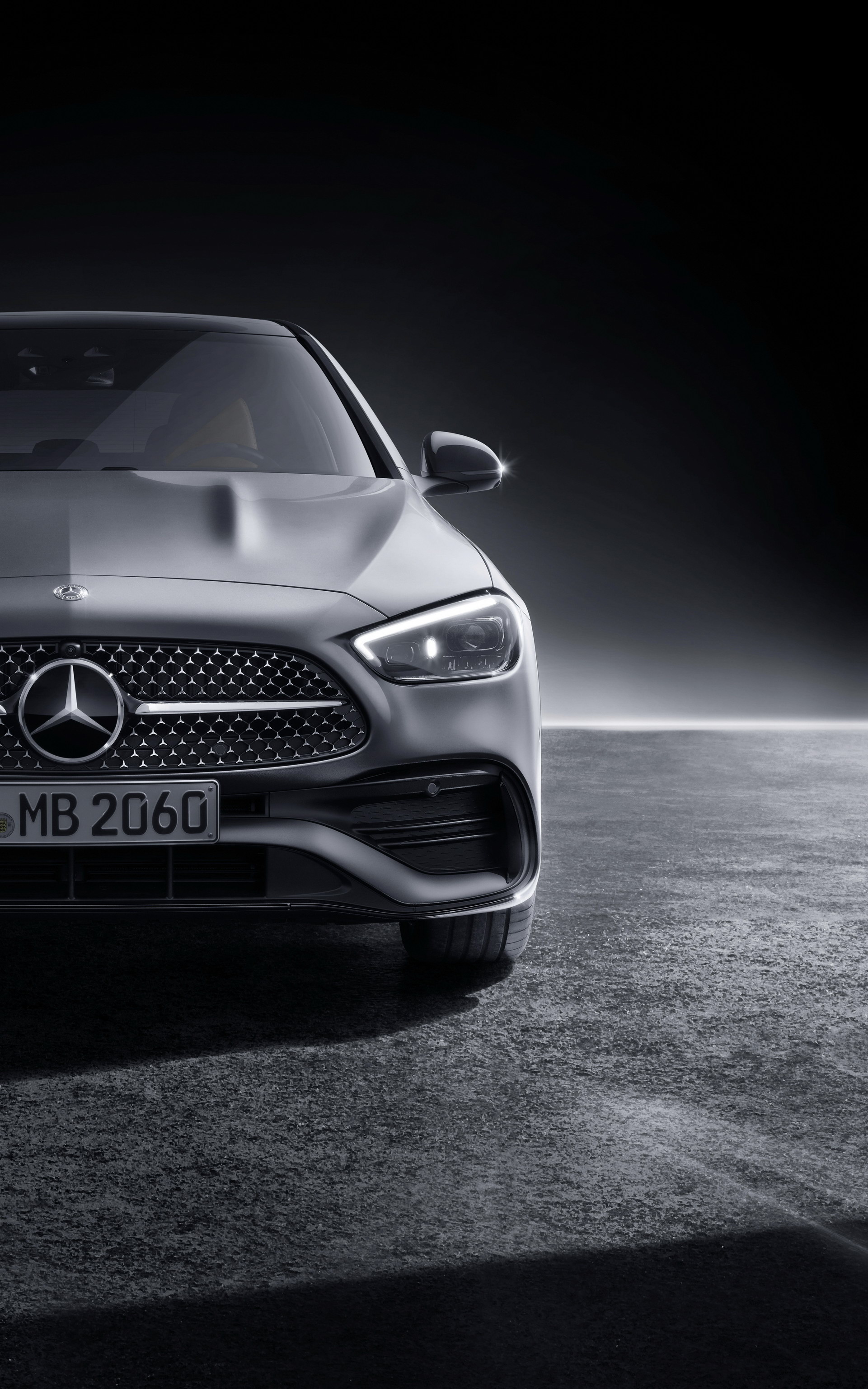 Download 2022 Mercedes-Benz C-Class - Front HD Phone Wallpaper 1921x3073 #52