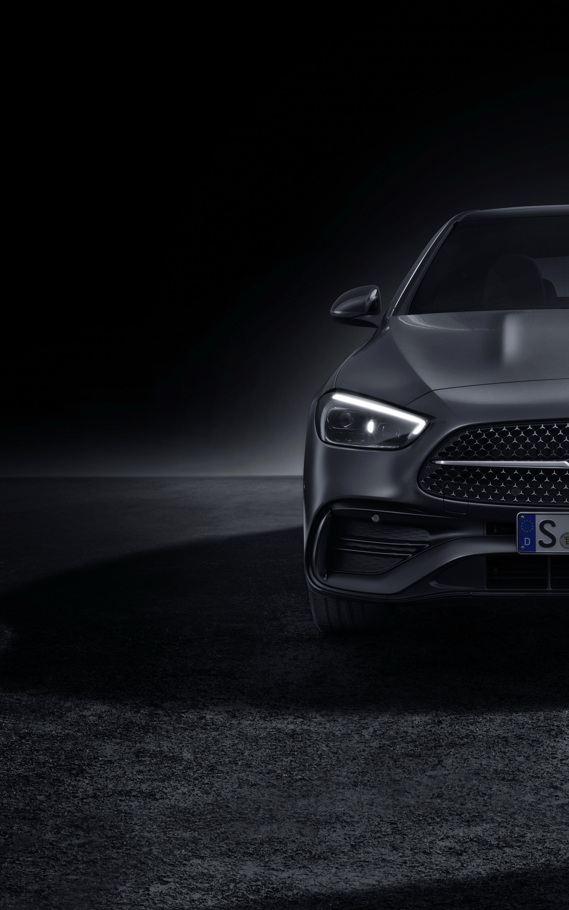 Download 2022 Mercedes-Benz C-Class - Front HD Phone Wallpaper 1921x3073 #53