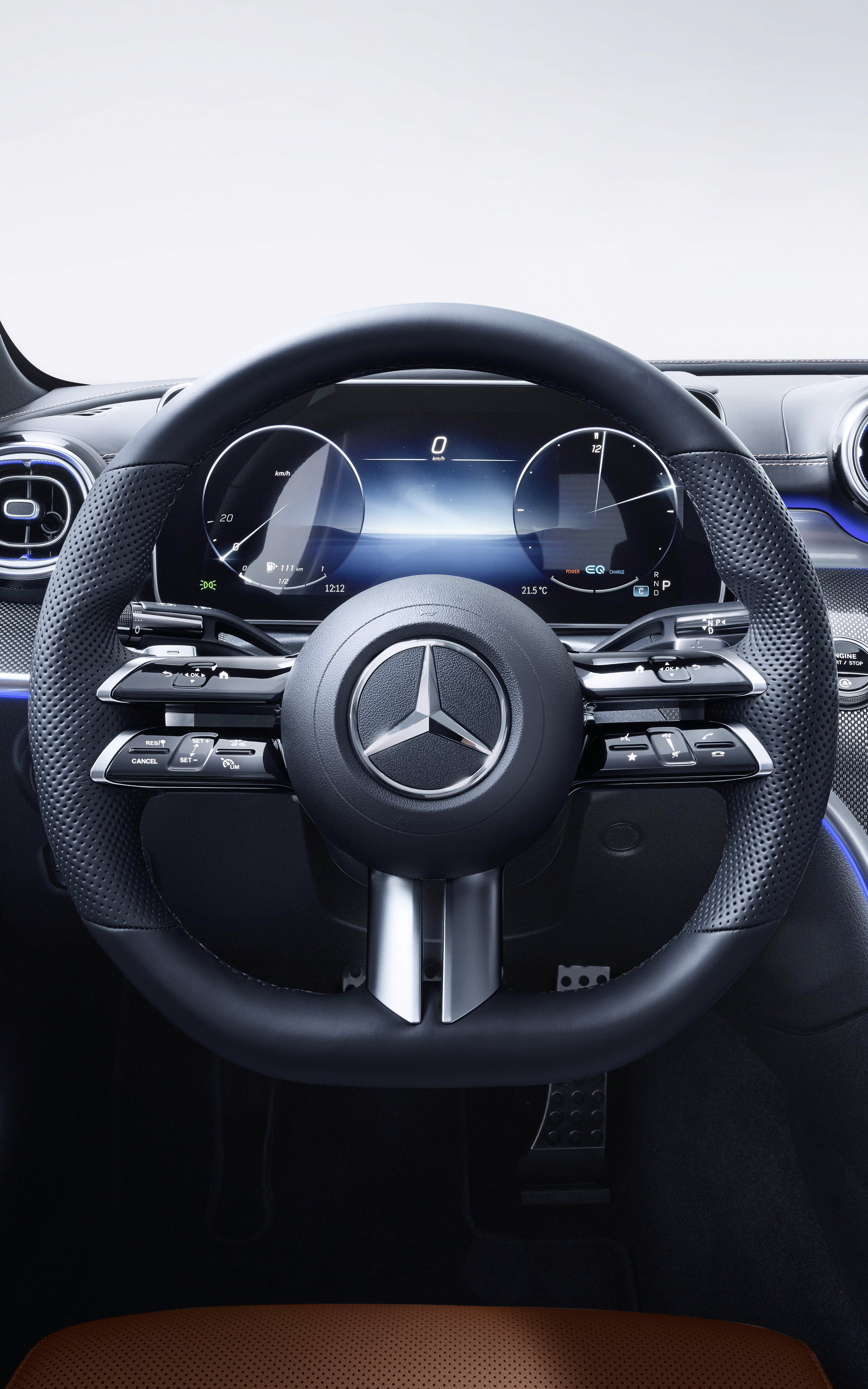 Download 2022 Mercedes-Benz C-Class - Interior, Steering Wheel HD Phone Wallpaper 1921x3073 #78