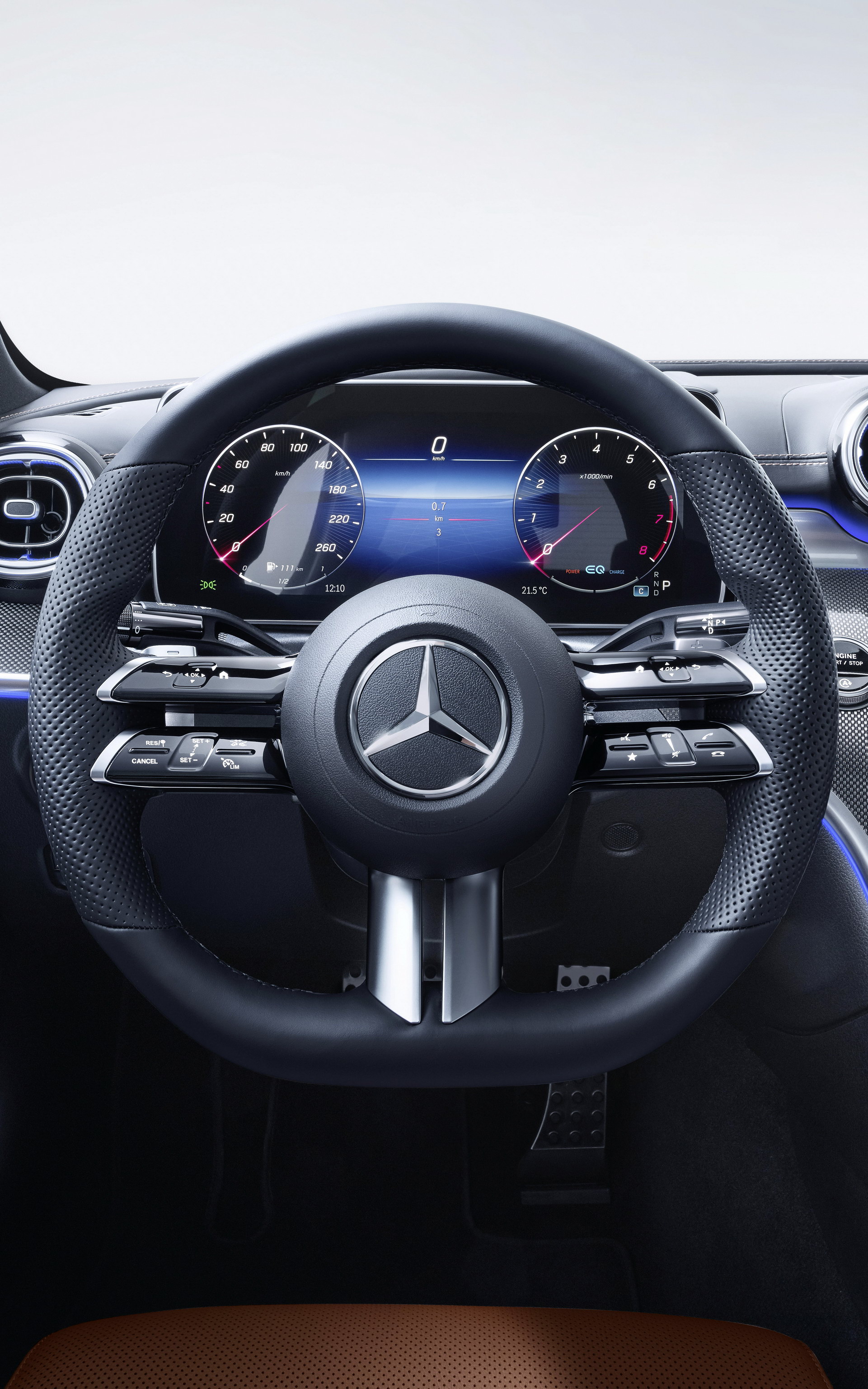 Download 2022 Mercedes-Benz C-Class - Interior, Steering Wheel HD Phone Wallpaper 1921x3073 #79