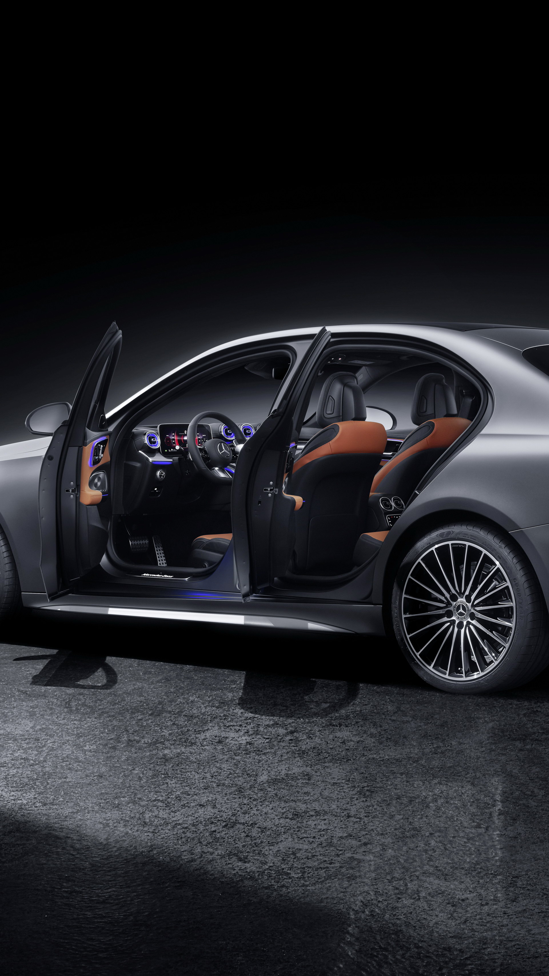 Download 2022 Mercedes-Benz C-Class - Interior HD Phone Wallpaper 1921x3415 #54