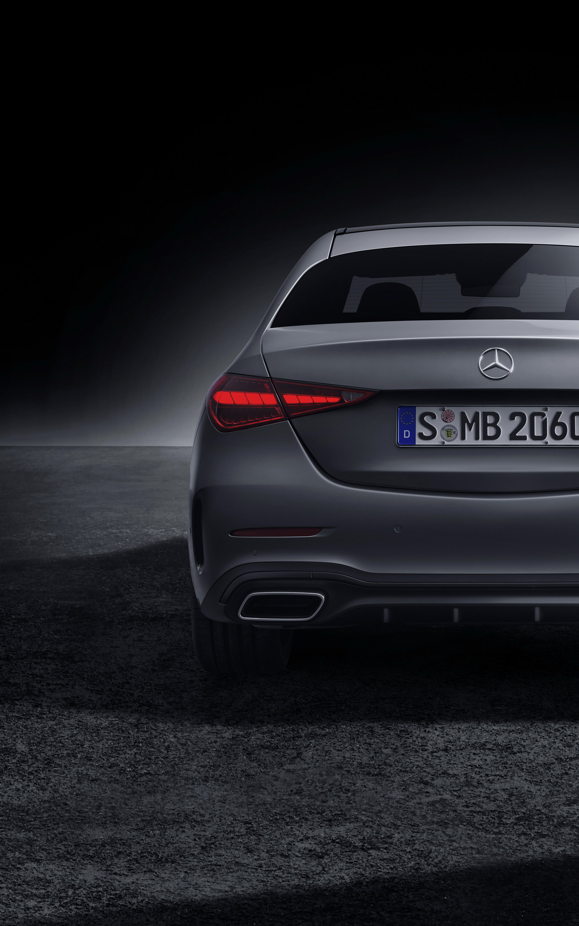 Download 2022 Mercedes-Benz C-Class - Rear HD Phone Wallpaper 1921x3073 #55