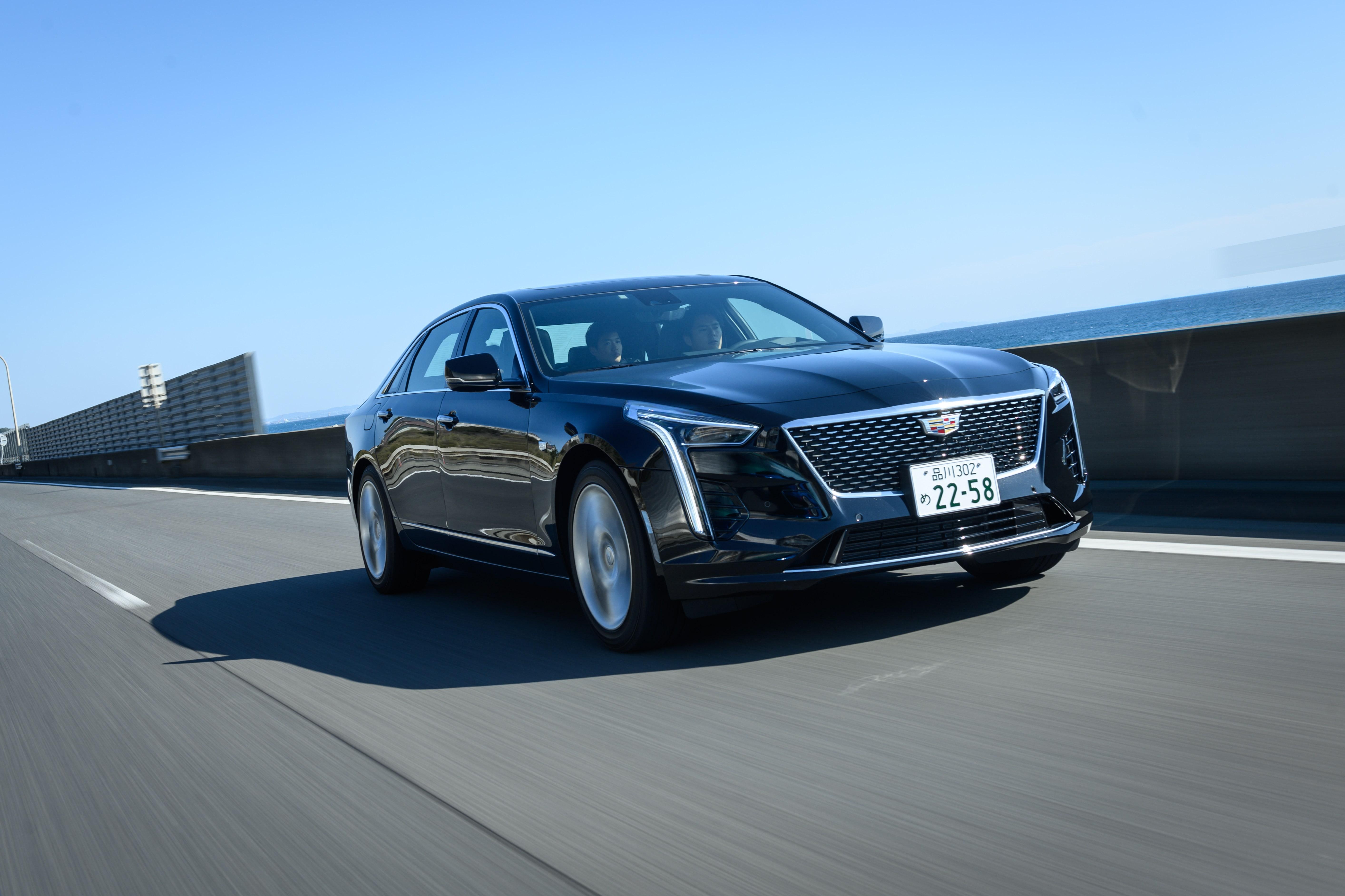 Download 2020 Cadillac CT6 Platinum - Front Three-Quarter HD Wallpaper 5655x3770 #2
