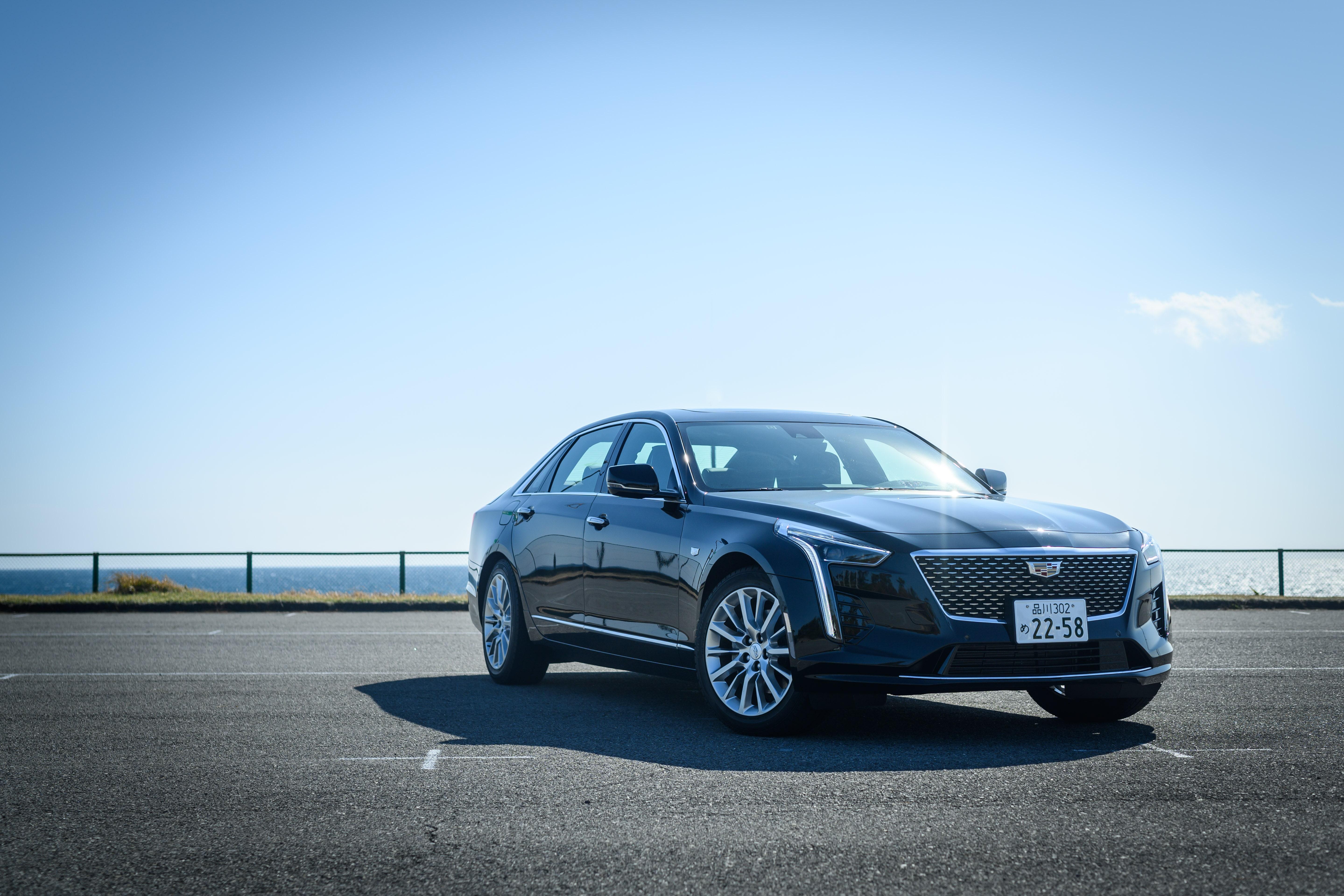 Download 2020 Cadillac CT6 Platinum - Front Three-Quarter HD Wallpaper 5758x3839 #4