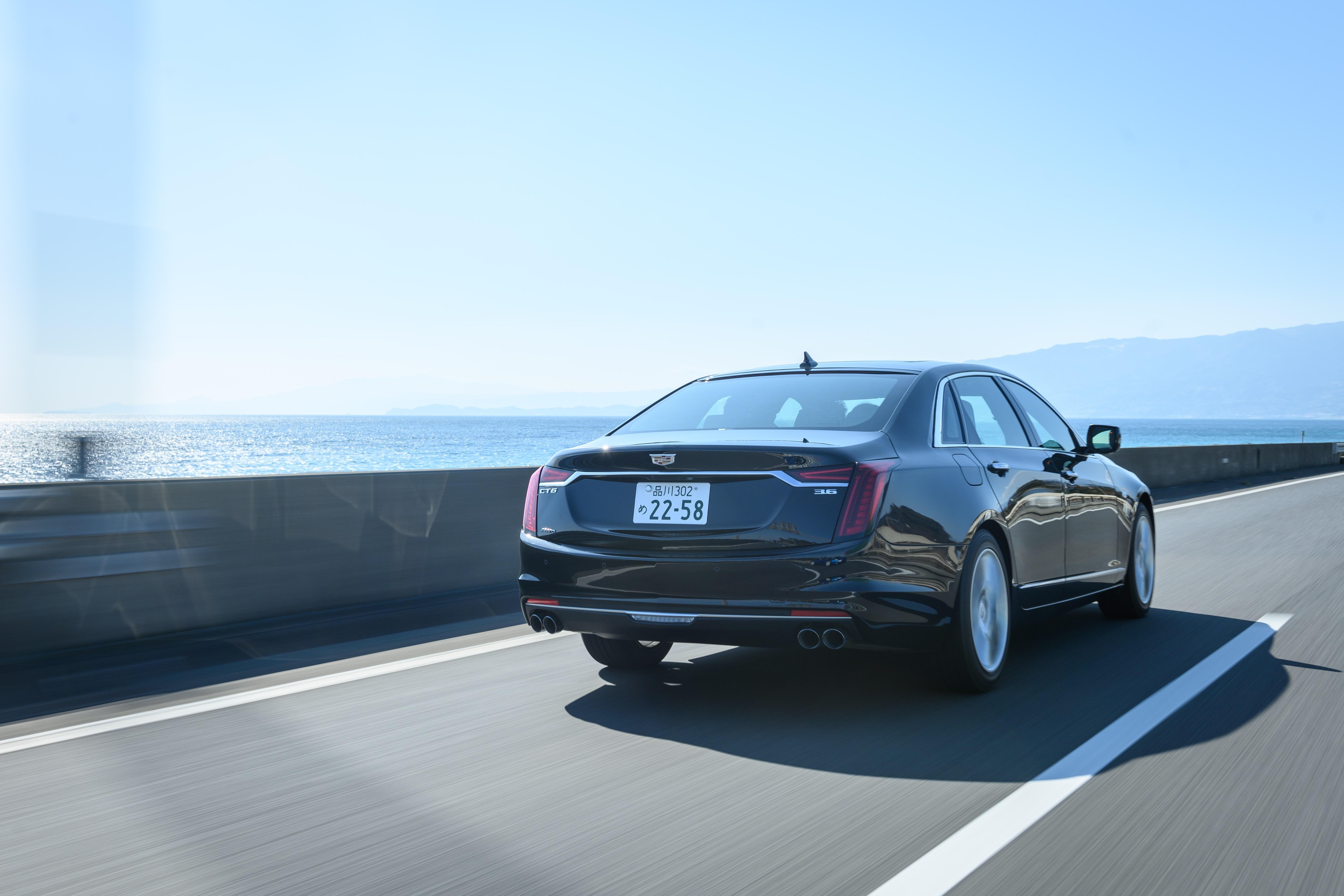 Download 2020 Cadillac CT6 Platinum - Rear Three-Quarter HD Wallpaper 5697x3798 #3