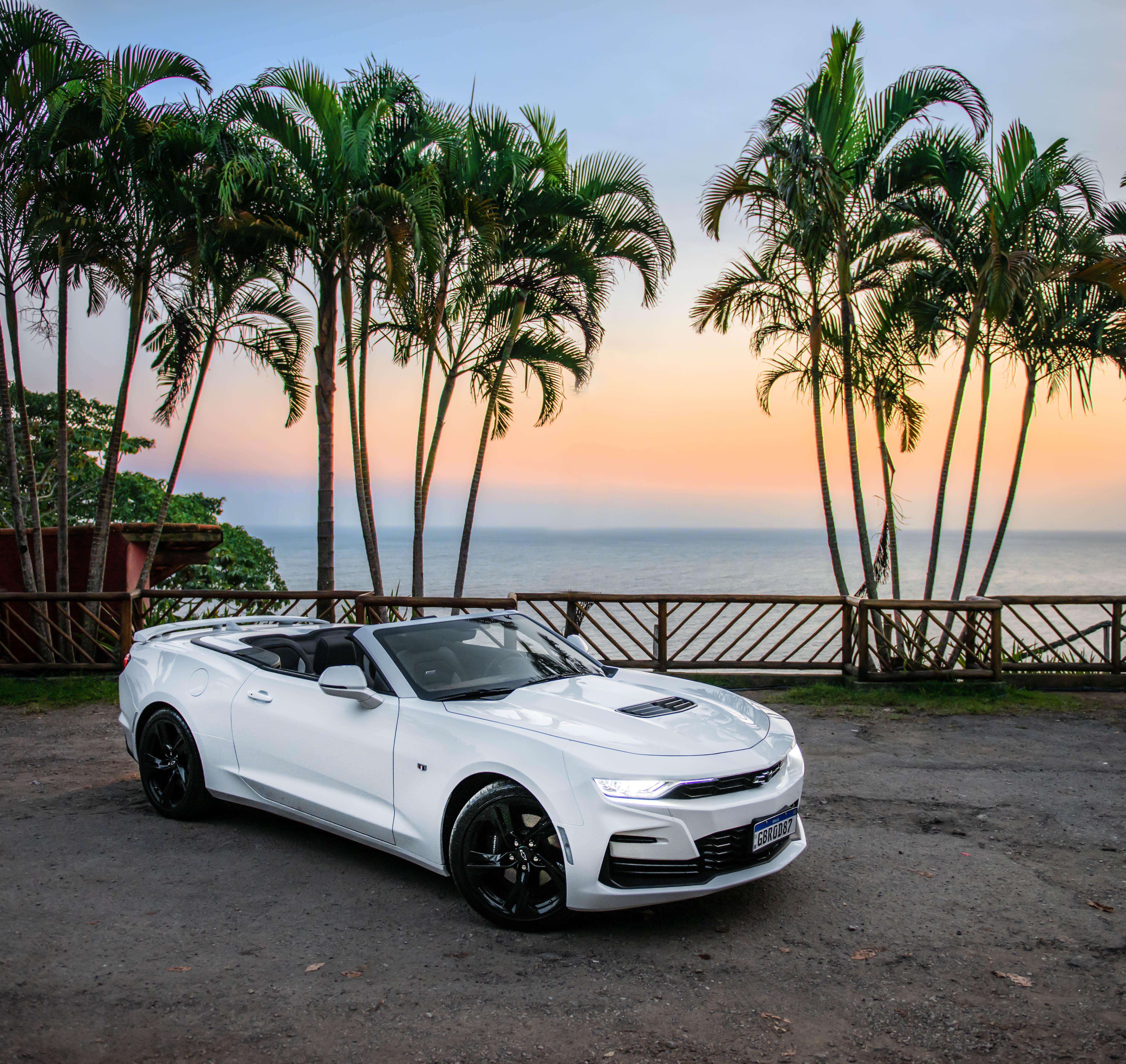 Download 2020 Chevrolet Camaro SS Convertible - Front Three-Quarter HD Wallpaper 5198x4910 #5