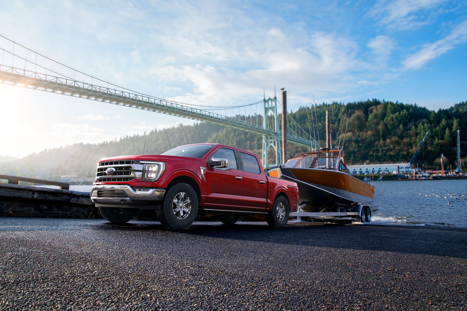 Download 2020 Ford F-150 Lariat SuperCrew - Front Three-Quarter HD Wallpaper 1800x1200 #5