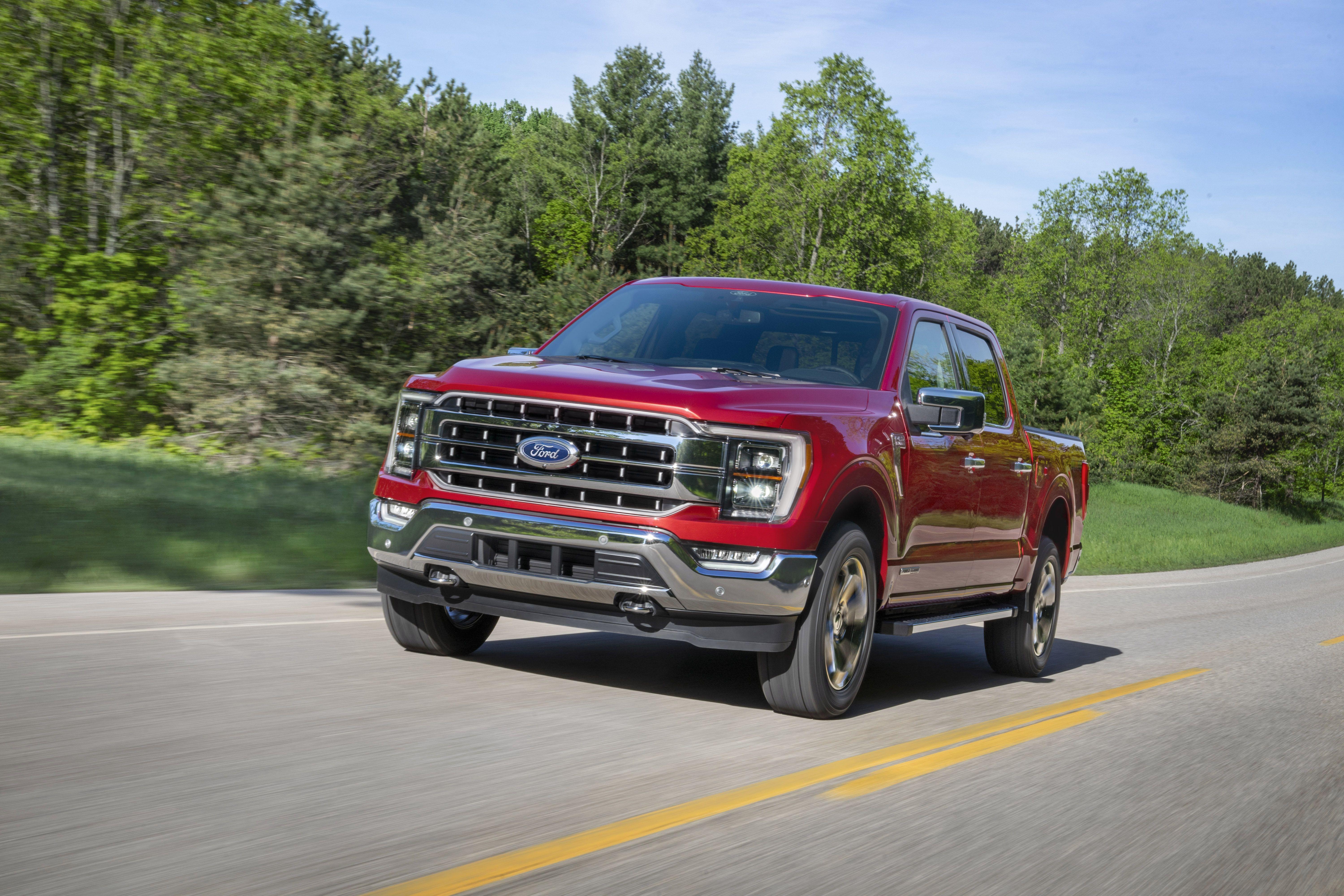 Download 2020 Ford F-150 Lariat SuperCrew - Front HD Wallpaper 6000x4000 #1