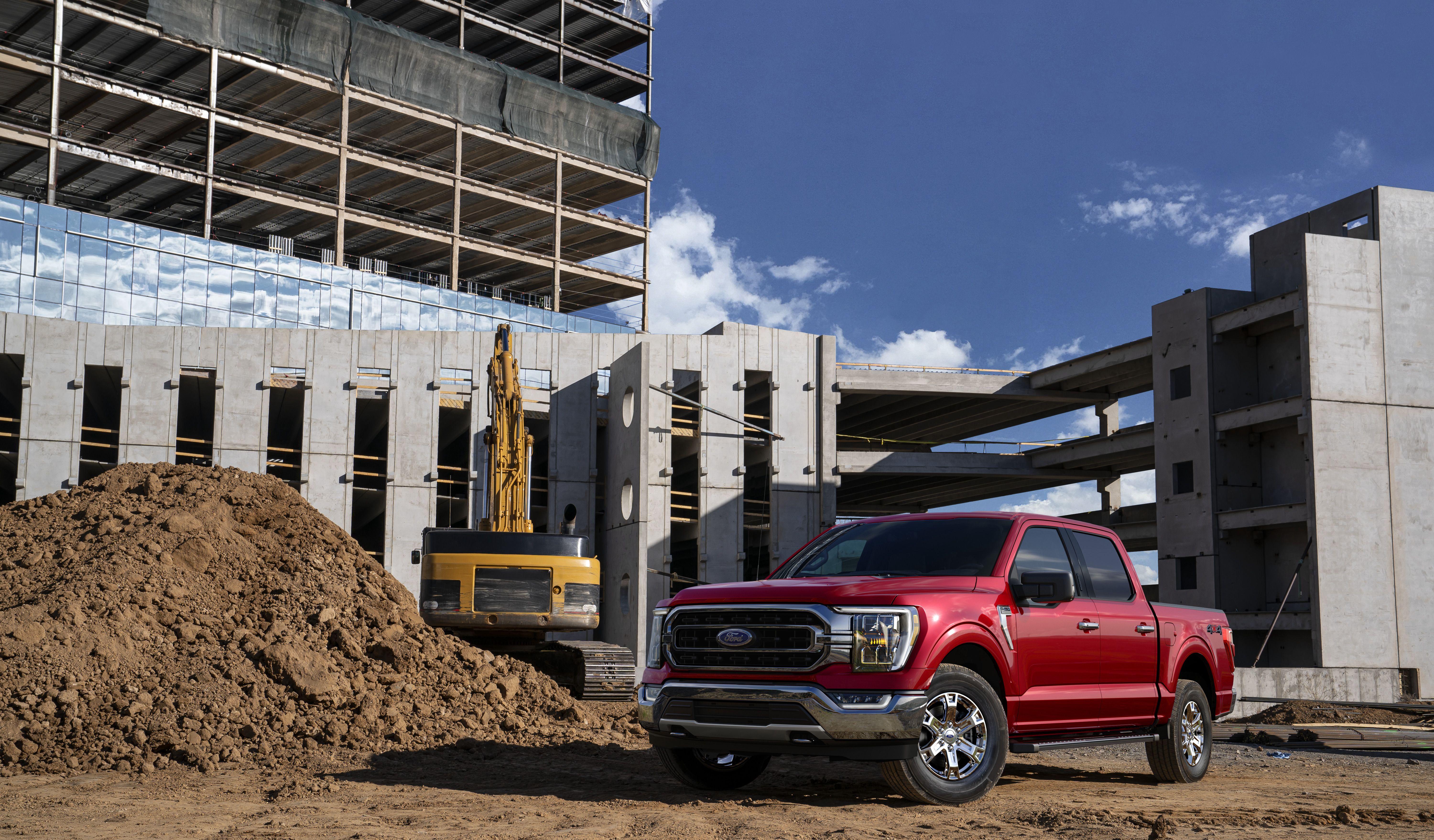 Download 2020 Ford F-150 Lariat SuperCrew - Front HD Wallpaper 6000x3518 #8