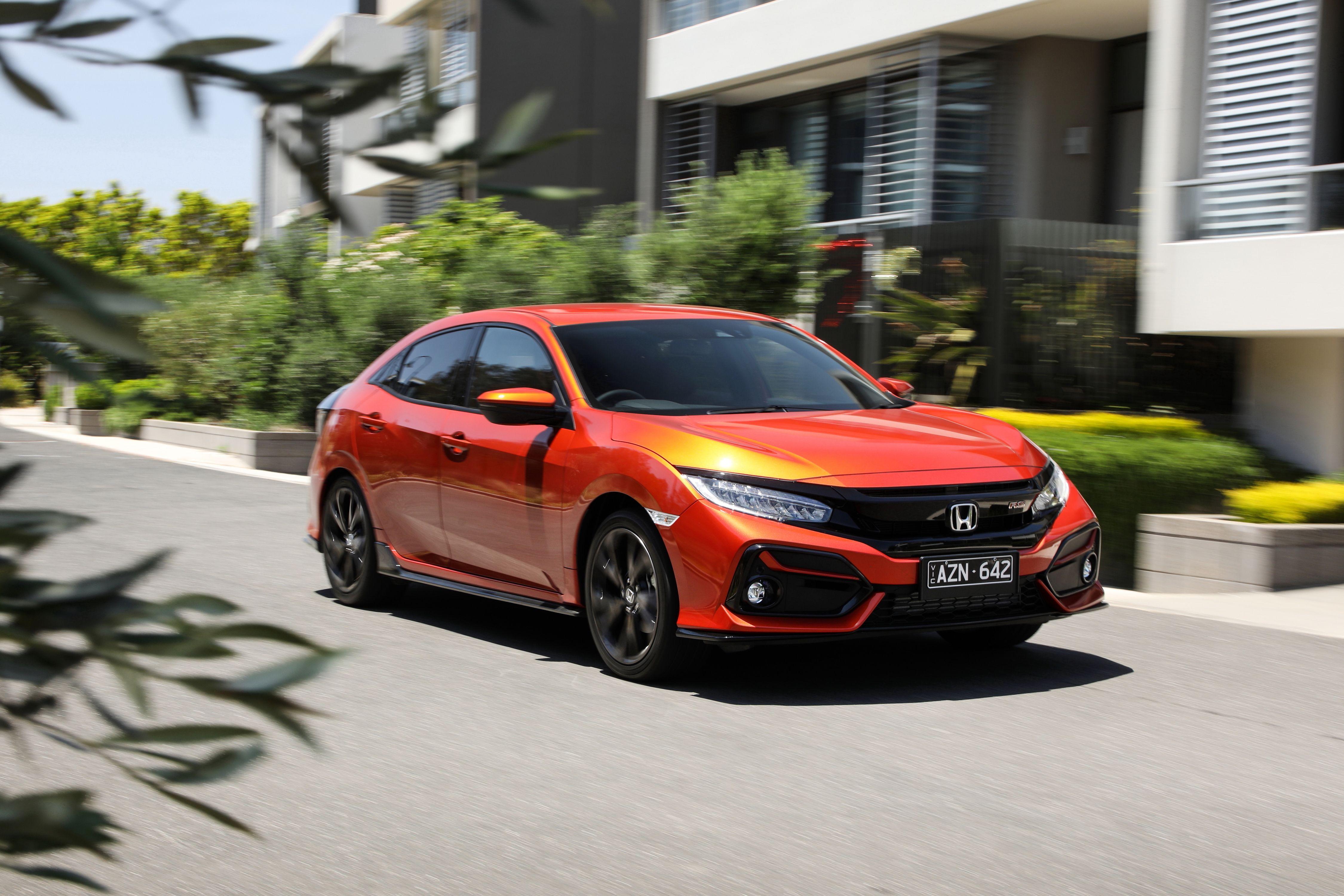 Download 2020 Honda Civic RS Hatchback [AU-spec] - Front Three-Quarter HD Wallpaper 4500x3001 #14