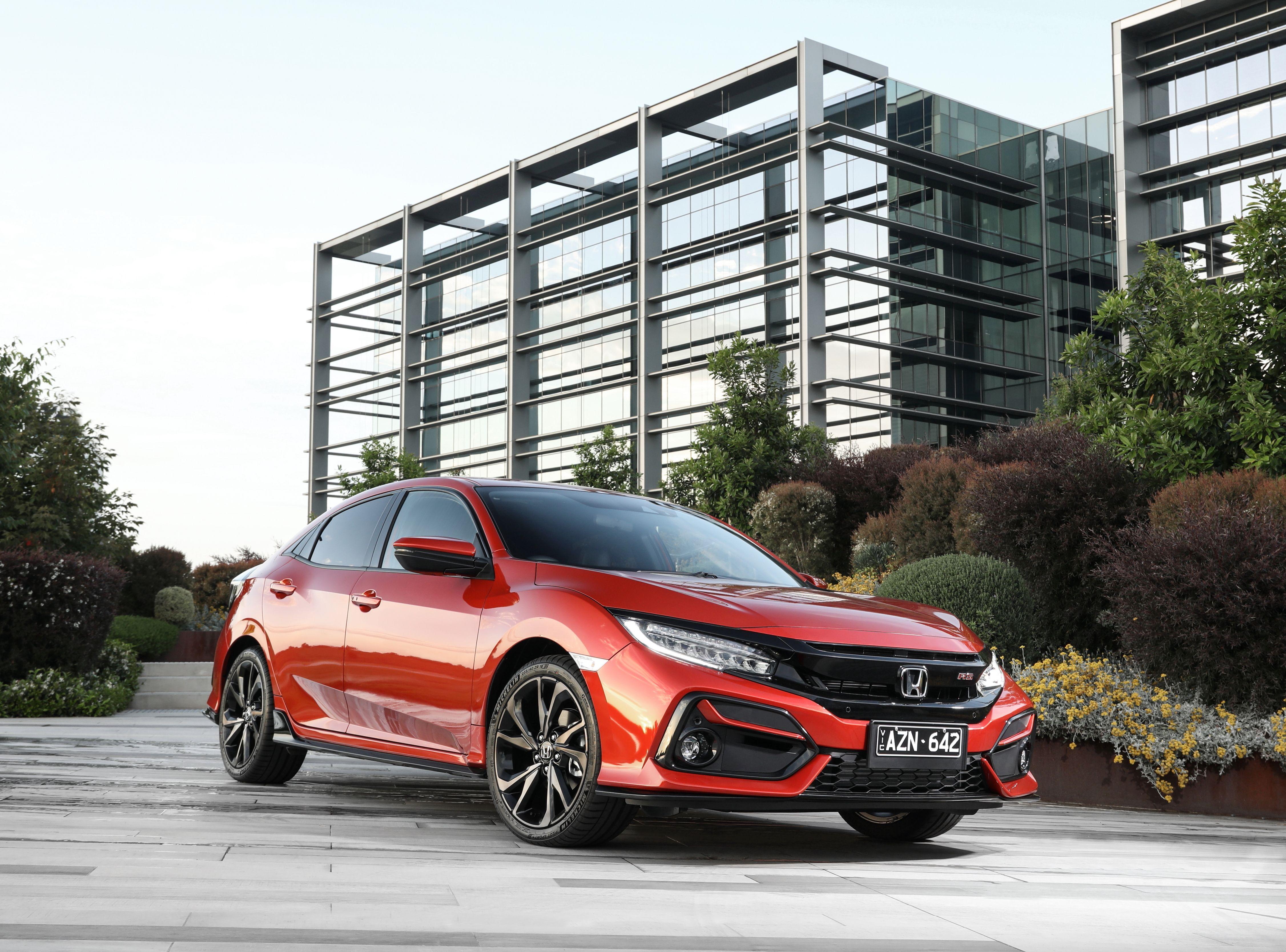 Download 2020 Honda Civic RS Hatchback [AU-spec] - Front Three-Quarter HD Wallpaper 4505x3334 #15