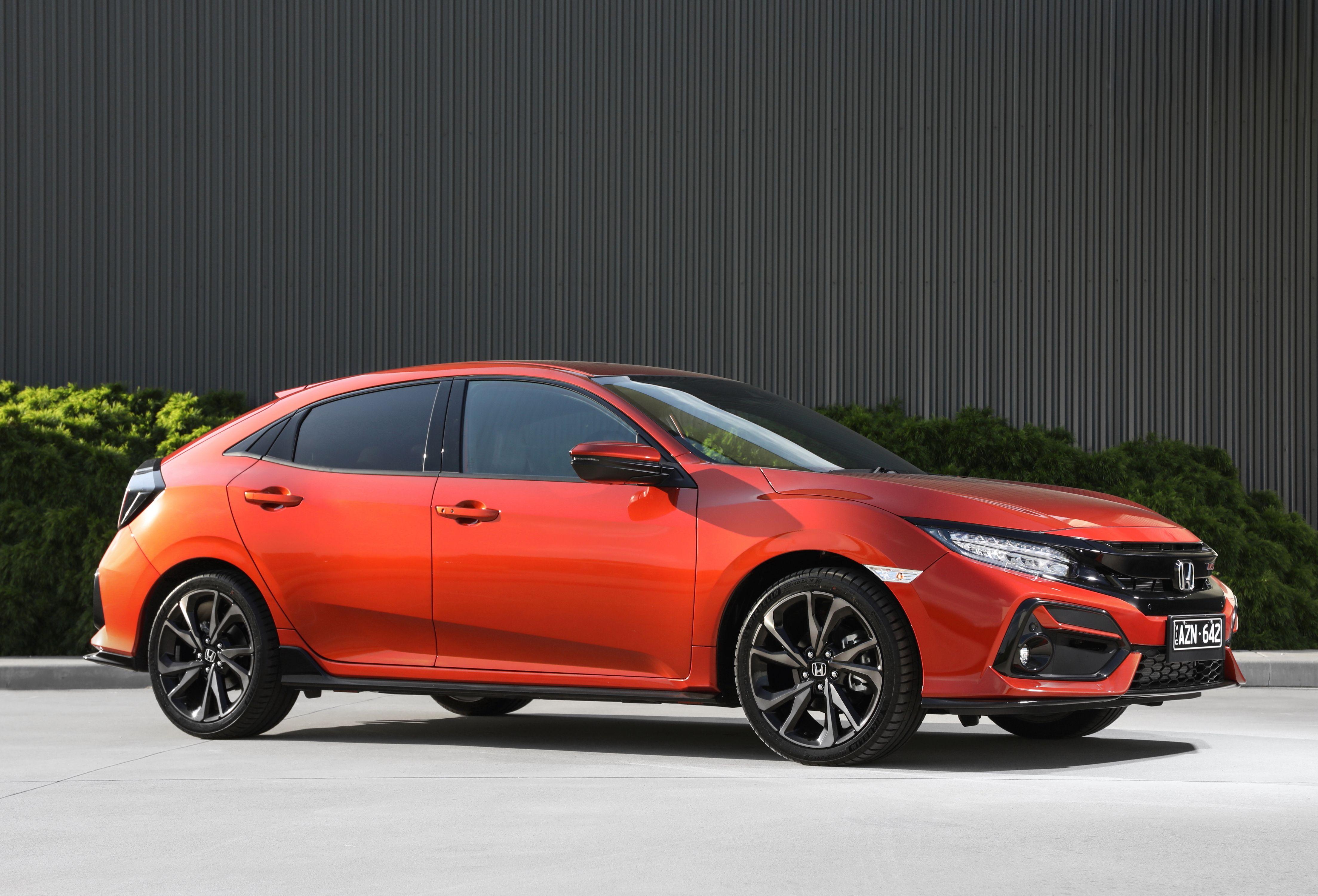 Download 2020 Honda Civic RS Hatchback [AU-spec] - Front Three-Quarter HD Wallpaper 4414x3001 #22