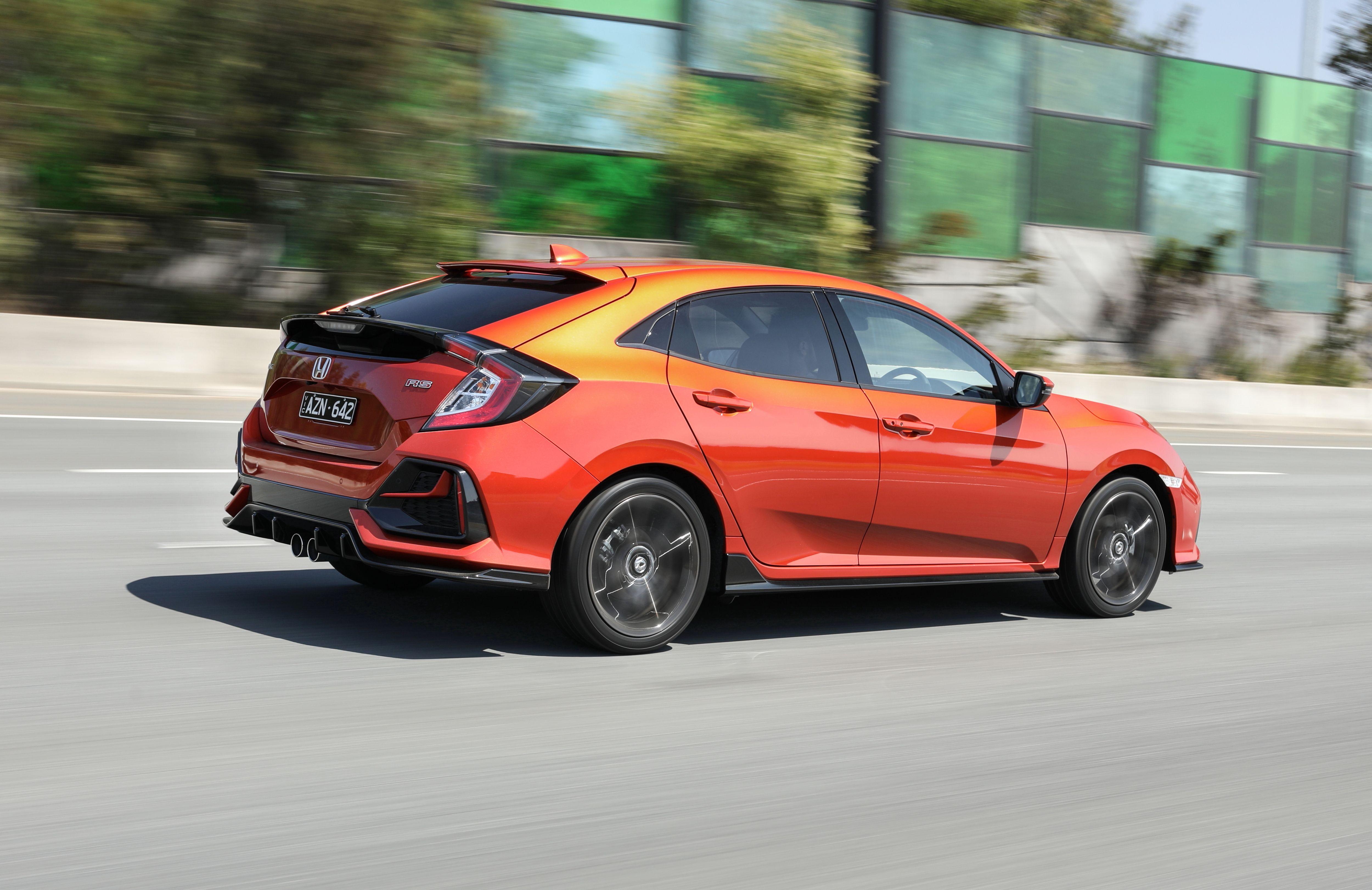 Download 2020 Honda Civic RS Hatchback [AU-spec] - Rear Three-Quarter HD Wallpaper 5000x3244 #5