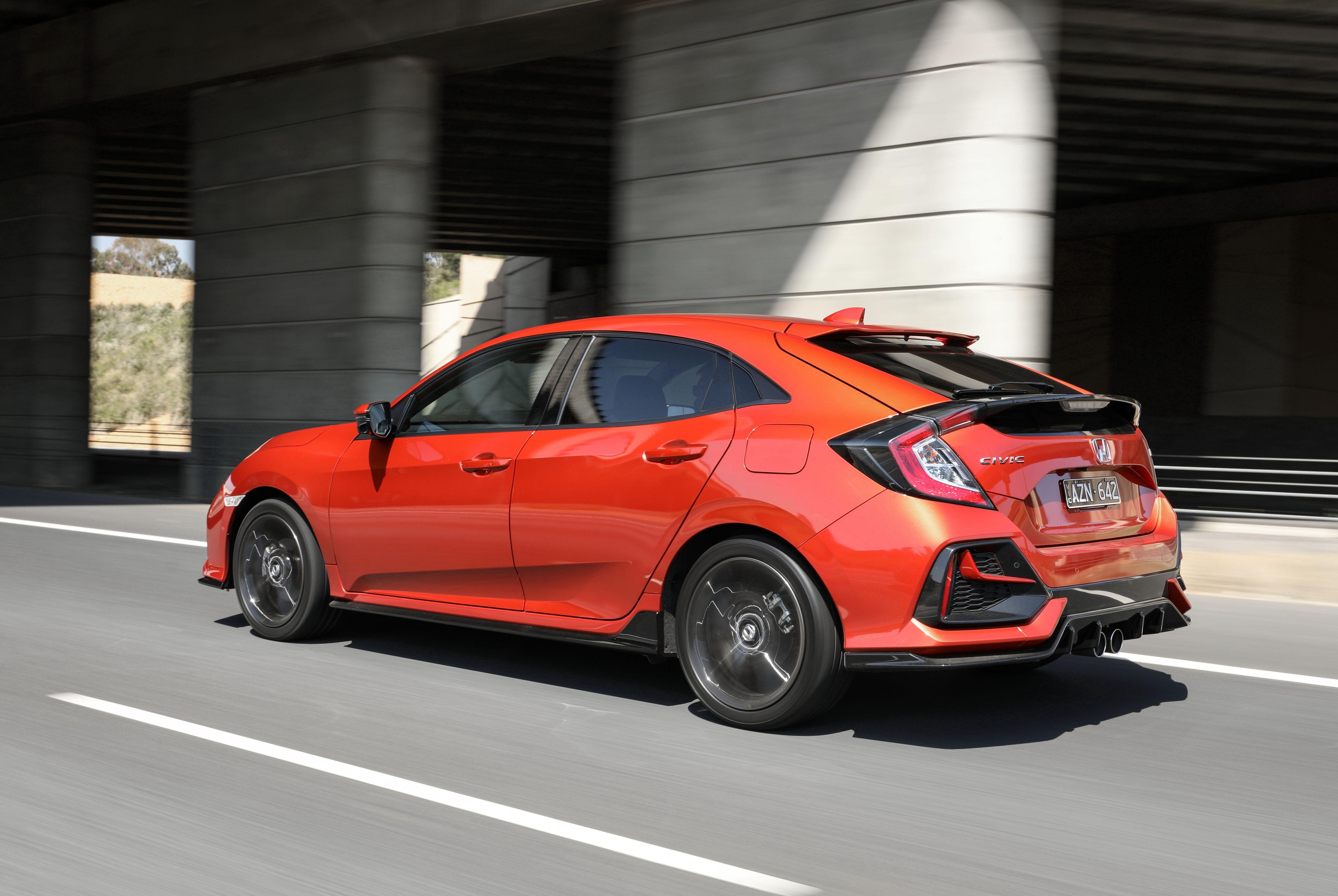 Download 2020 Honda Civic RS Hatchback [AU-spec] - Rear Three-Quarter HD Wallpaper 4981x3334 #7