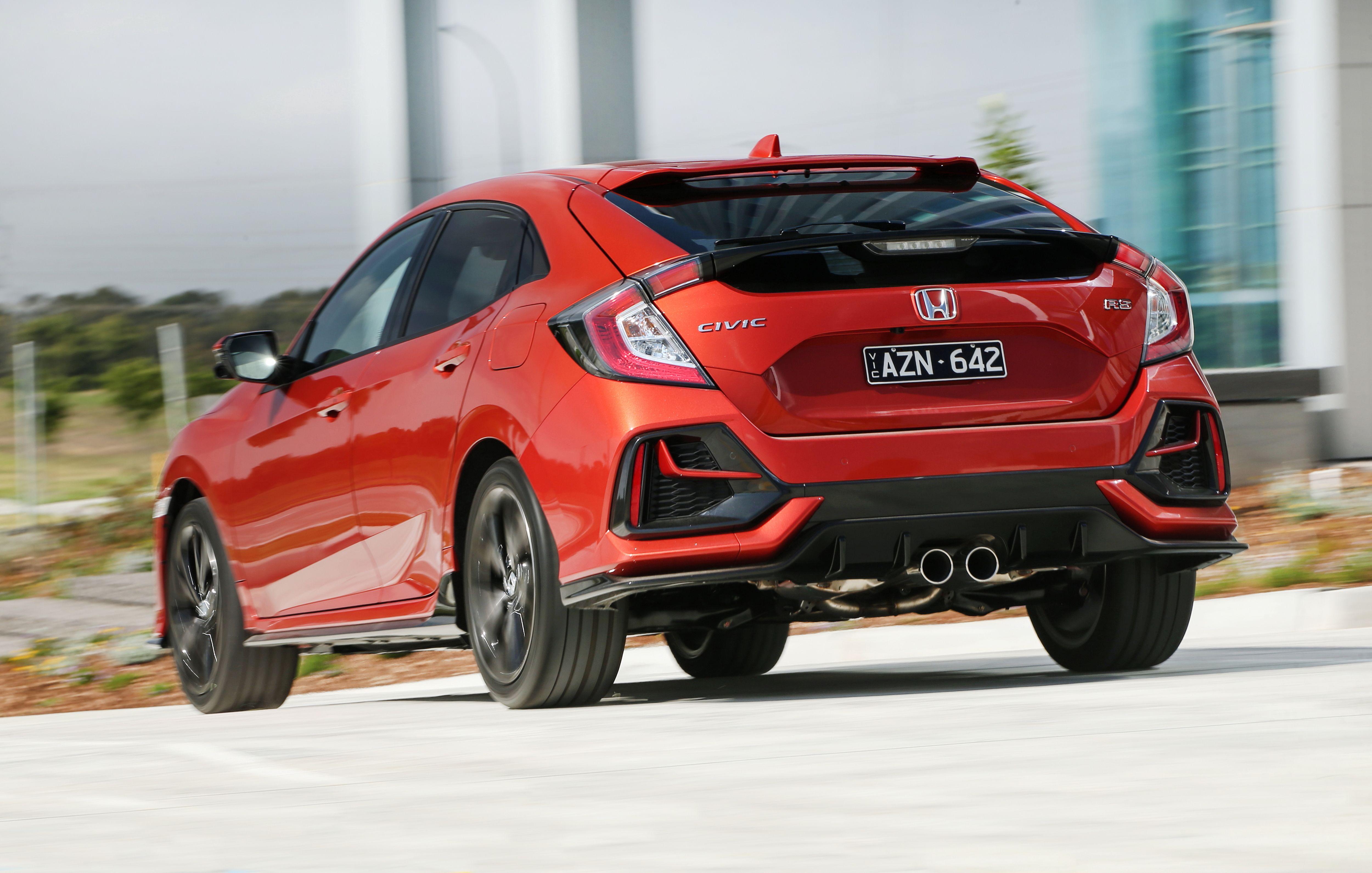 Download 2020 Honda Civic RS Hatchback [AU-spec] - Rear HD Wallpaper 5000x3181 #13