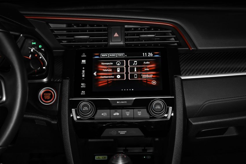 2020 Honda Civic Si Coupe - Central Console Wallpaper 850x567 #41