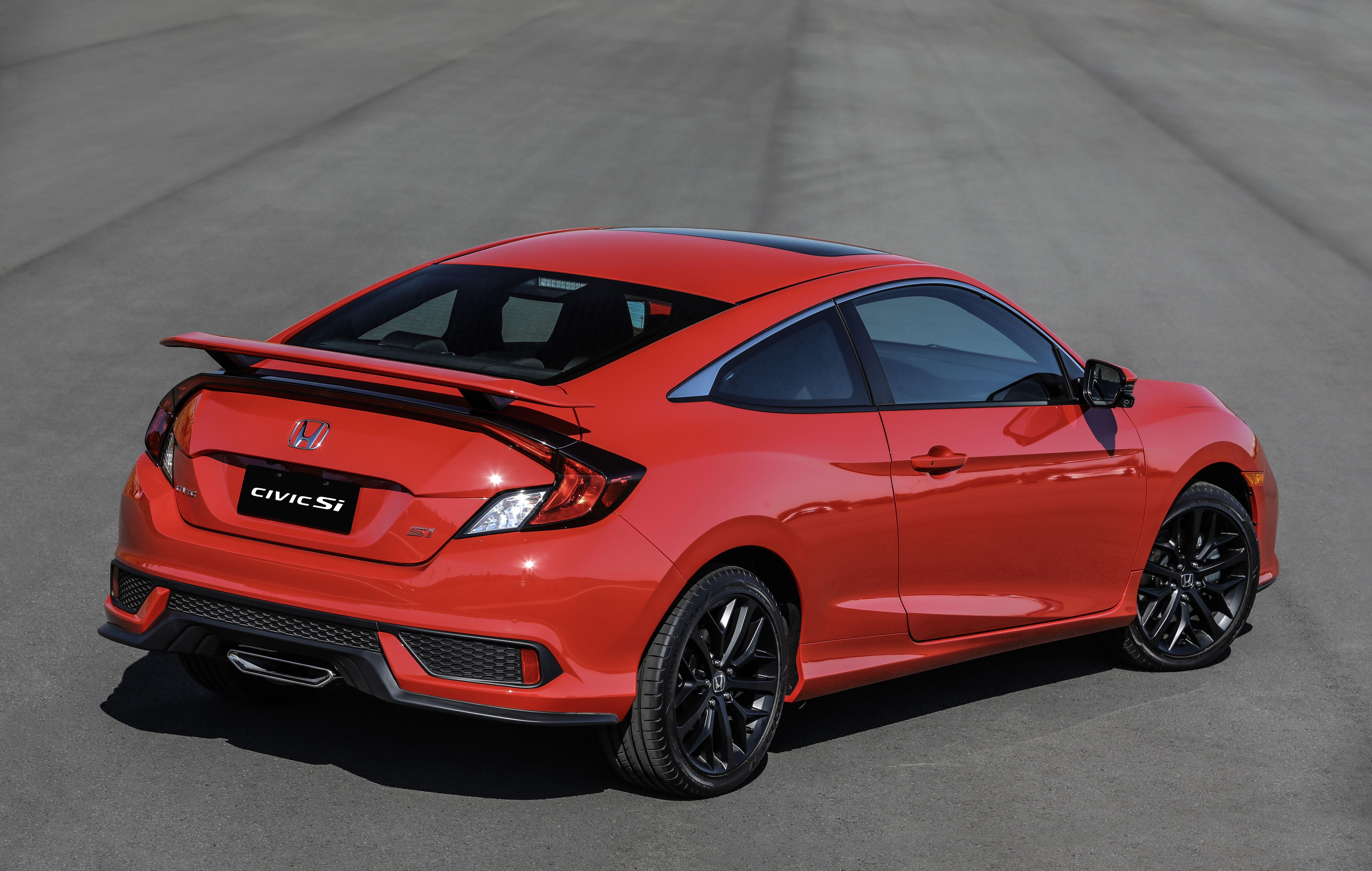 Download 2020 Honda Civic Si Coupe - Rear Three-Quarter HD Wallpaper 6797x4314 #16