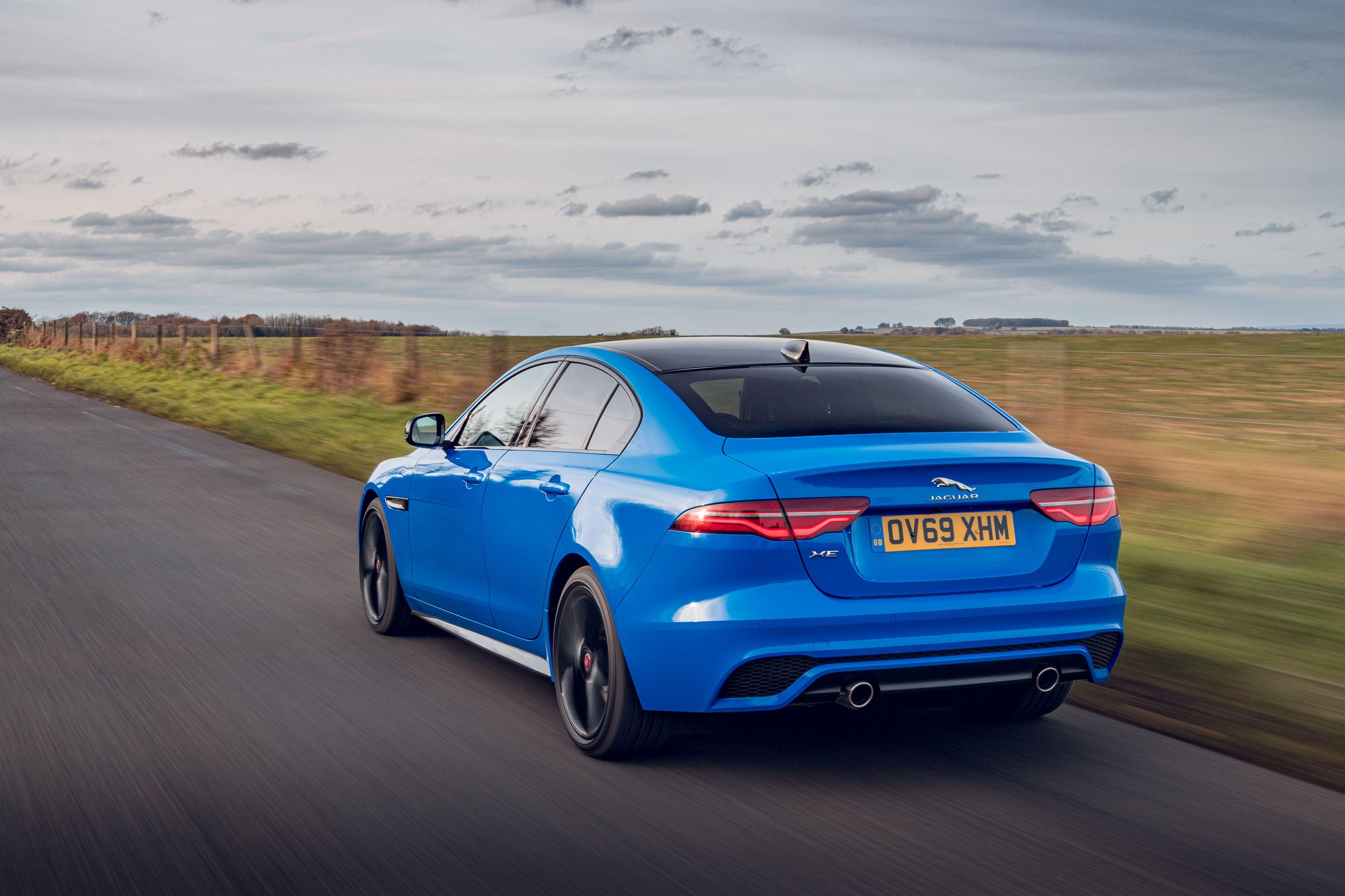 Download 2020 Jaguar XE R-Dynamic Reims Edition - Rear Three-Quarter HD Wallpaper 3500x2333 #6