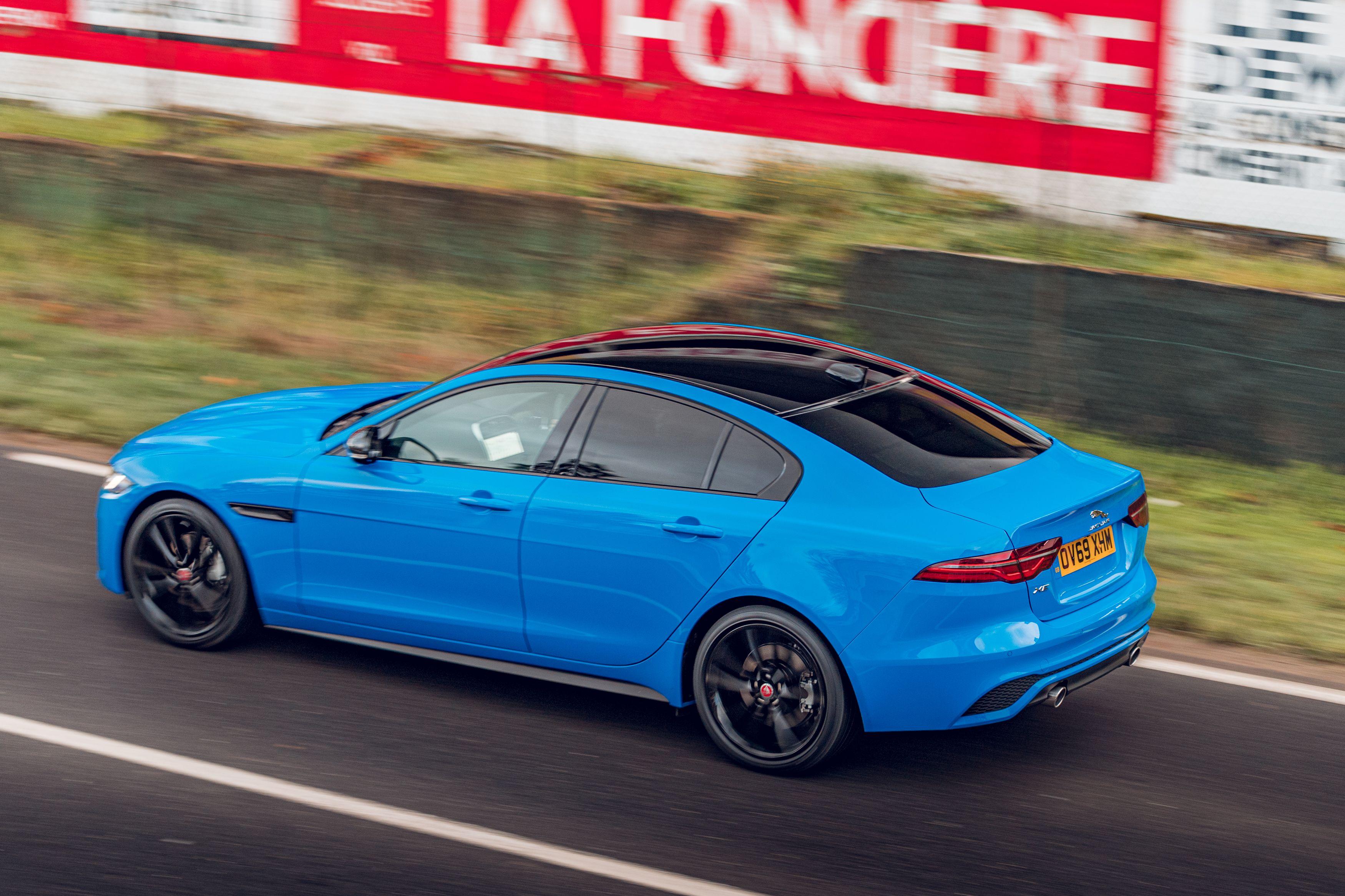 Download 2020 Jaguar XE R-Dynamic Reims Edition - Rear Three-Quarter HD Wallpaper 3500x2333 #26