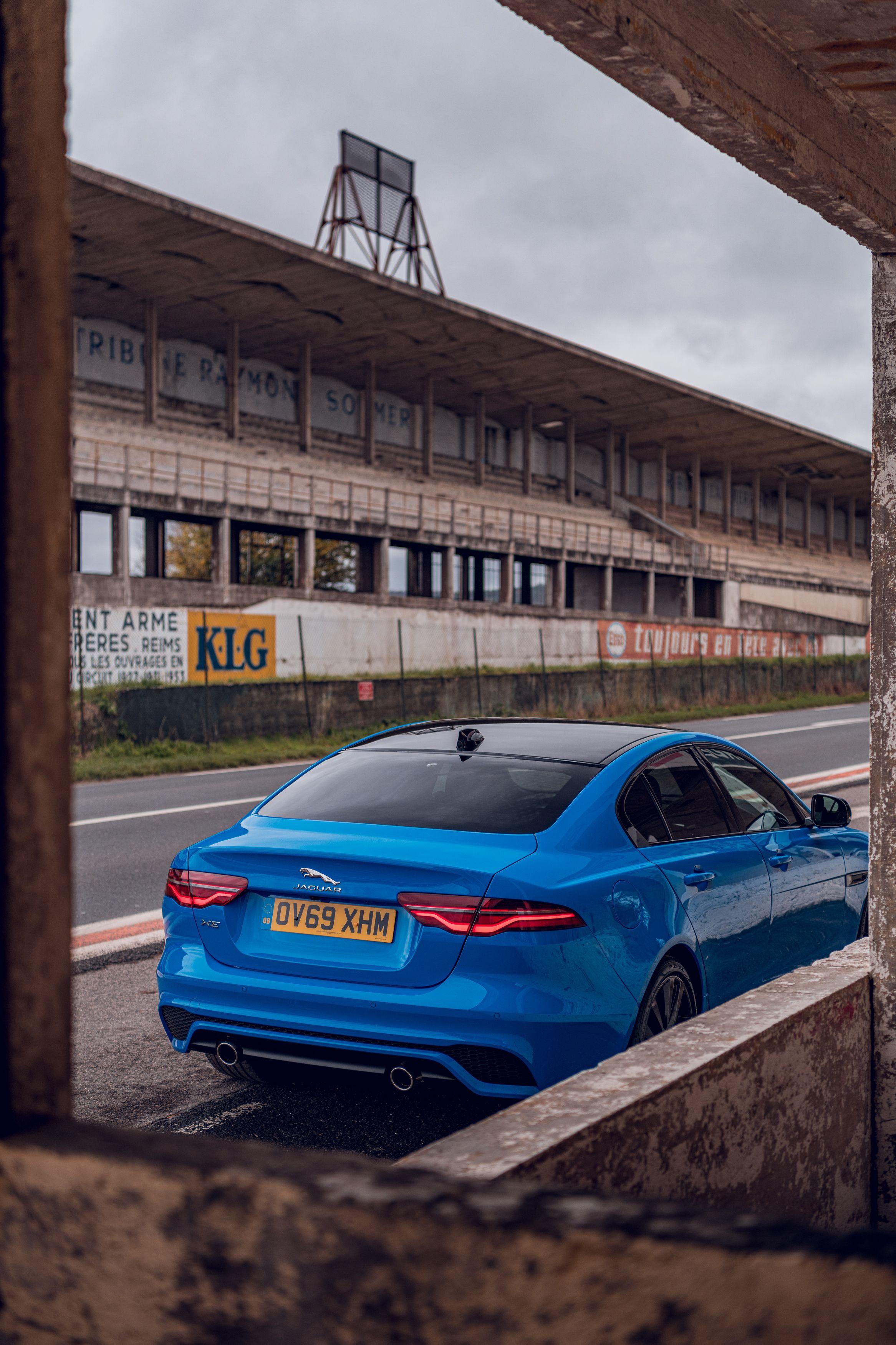 Download 2020 Jaguar XE R-Dynamic Reims Edition - Rear HD Phone Wallpaper 2333x3500 #42
