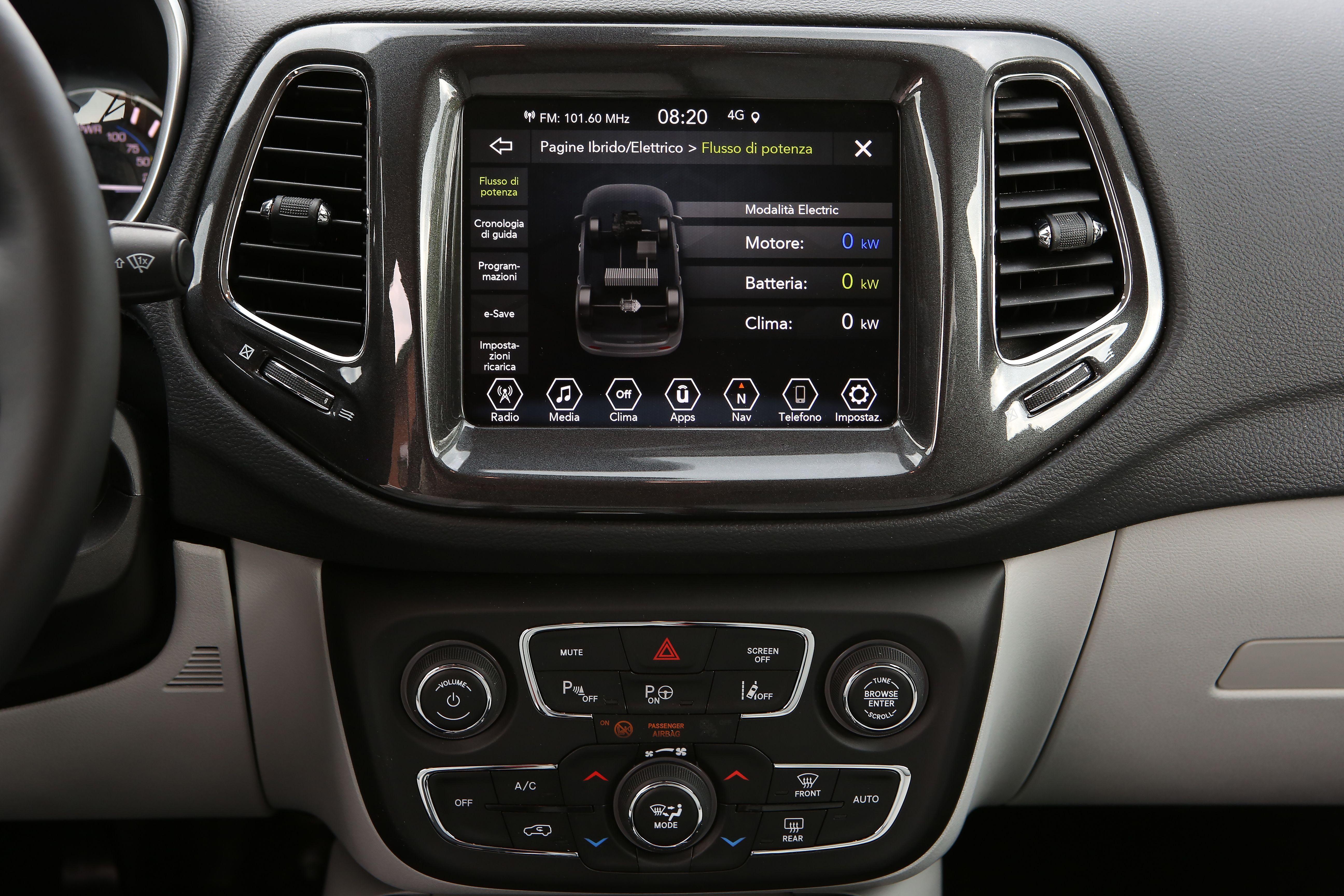 Download 2020 Jeep Compass Limited 4xe [EU-spec] - Central Console HD Wallpaper 5184x3456 #32